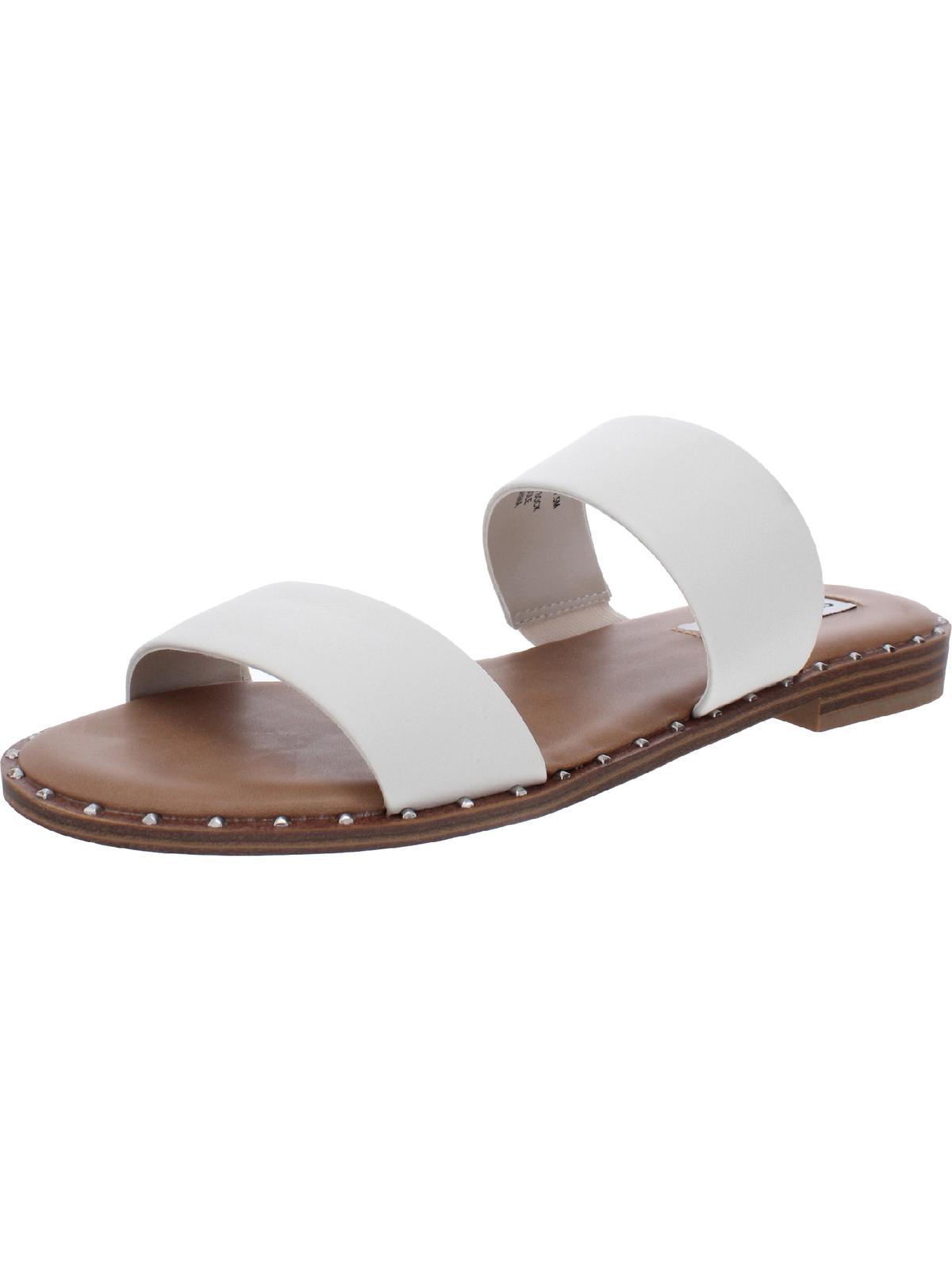 Steve Madden Ivara Cork Embellished Flat Sandals | Lyst