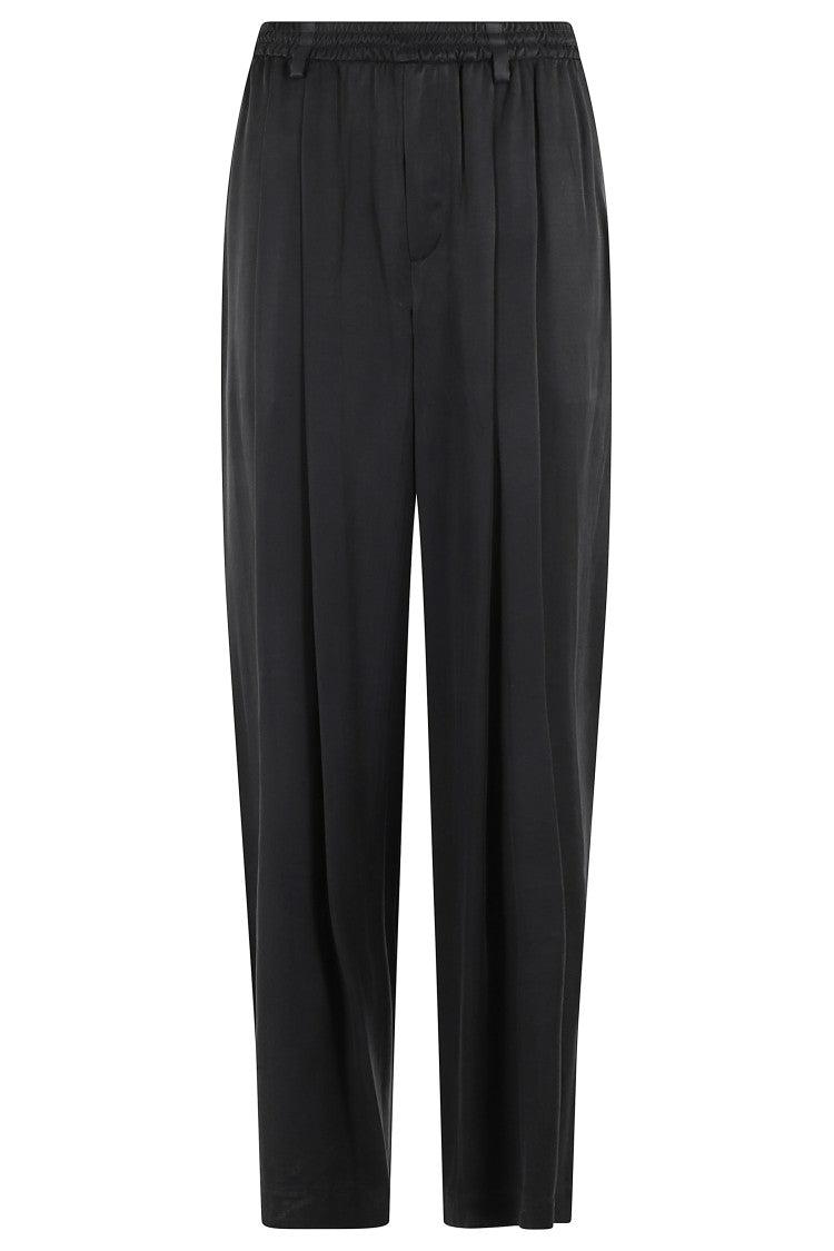 パンツ Alexander Wang Wide-Leg Trousers With Logo Drawstring And Alexander Wang Wide-Leg Trousers With Logo Drawstring And