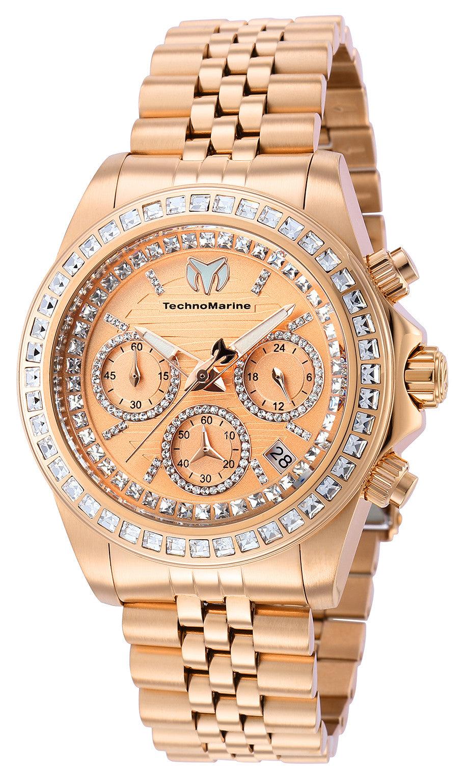 TechnoMarine Manta Ray 39.5mm Quartz Watch in Natural Lyst