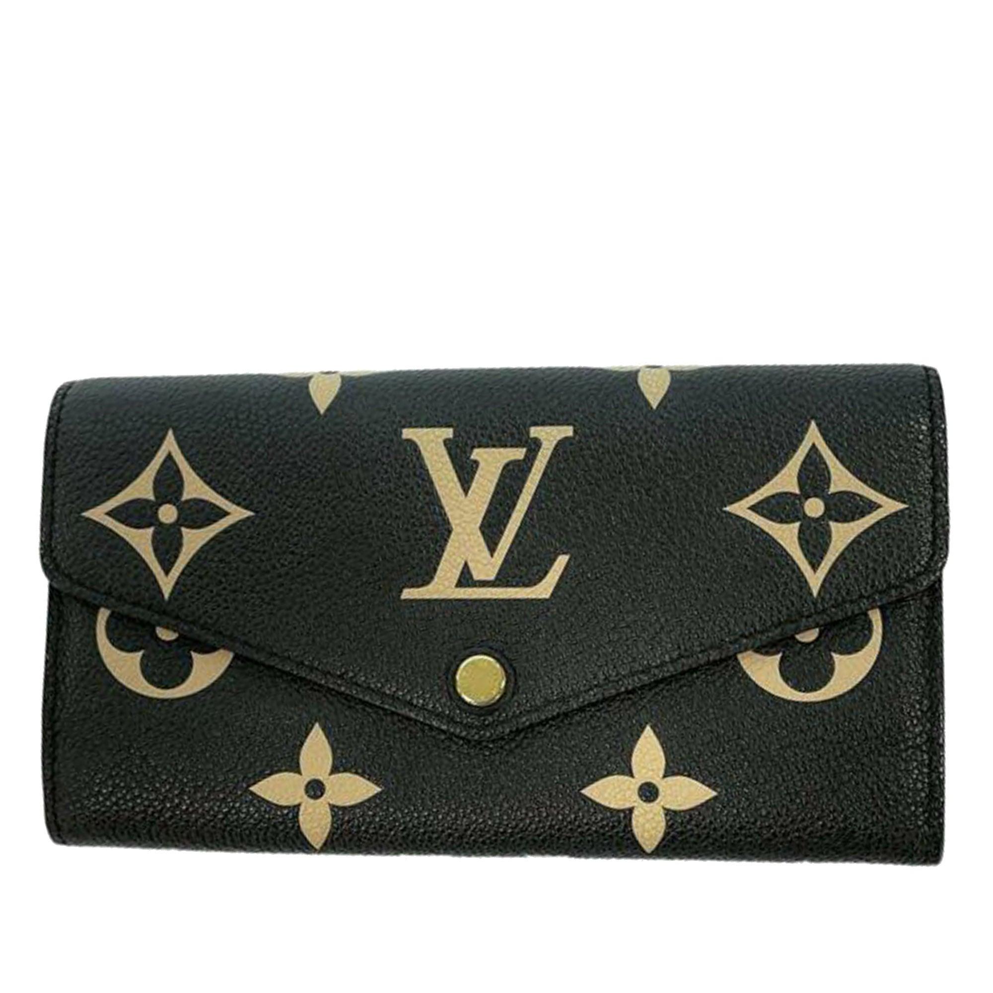Louis Vuitton Empreinte Sarah Multi Leather Long Wallet (pre-owned) in  Black | Lyst