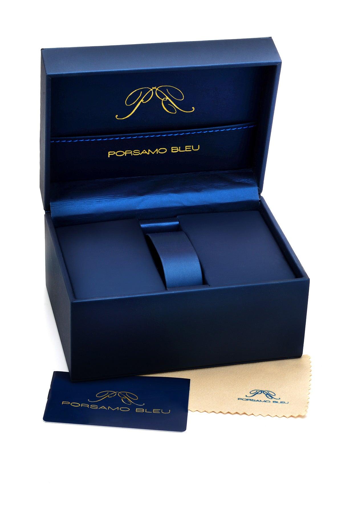 Satin Genevieve Topaz Watch in Blue 