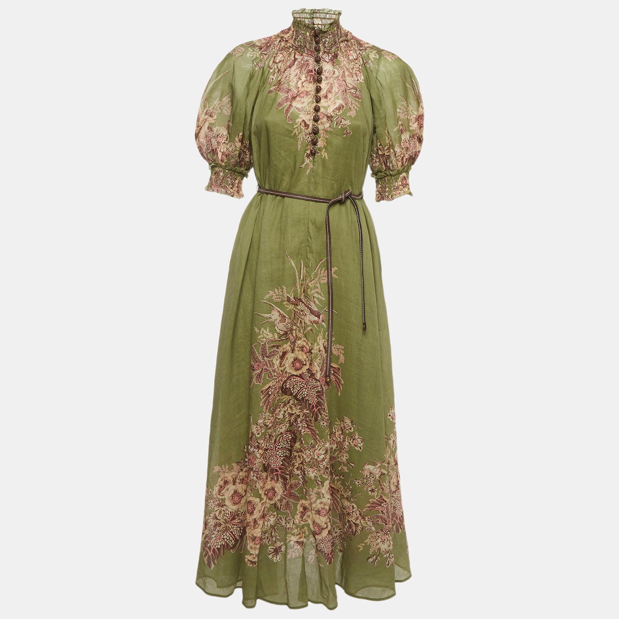 zimmermann floral lace dress Zimmermann Jacaranda Patience Lace Long Sleeve Mini Dress