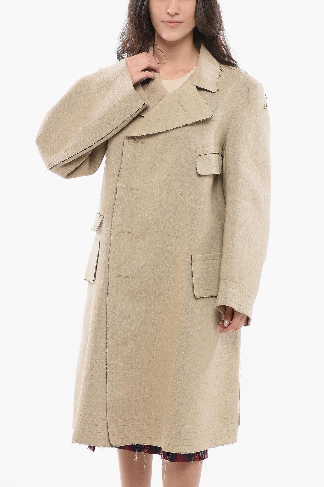 【送料&関税込】Maison Margiela Long Single-breasted Trench Maison Margiela Long Single-breasted Trench Coat | italist