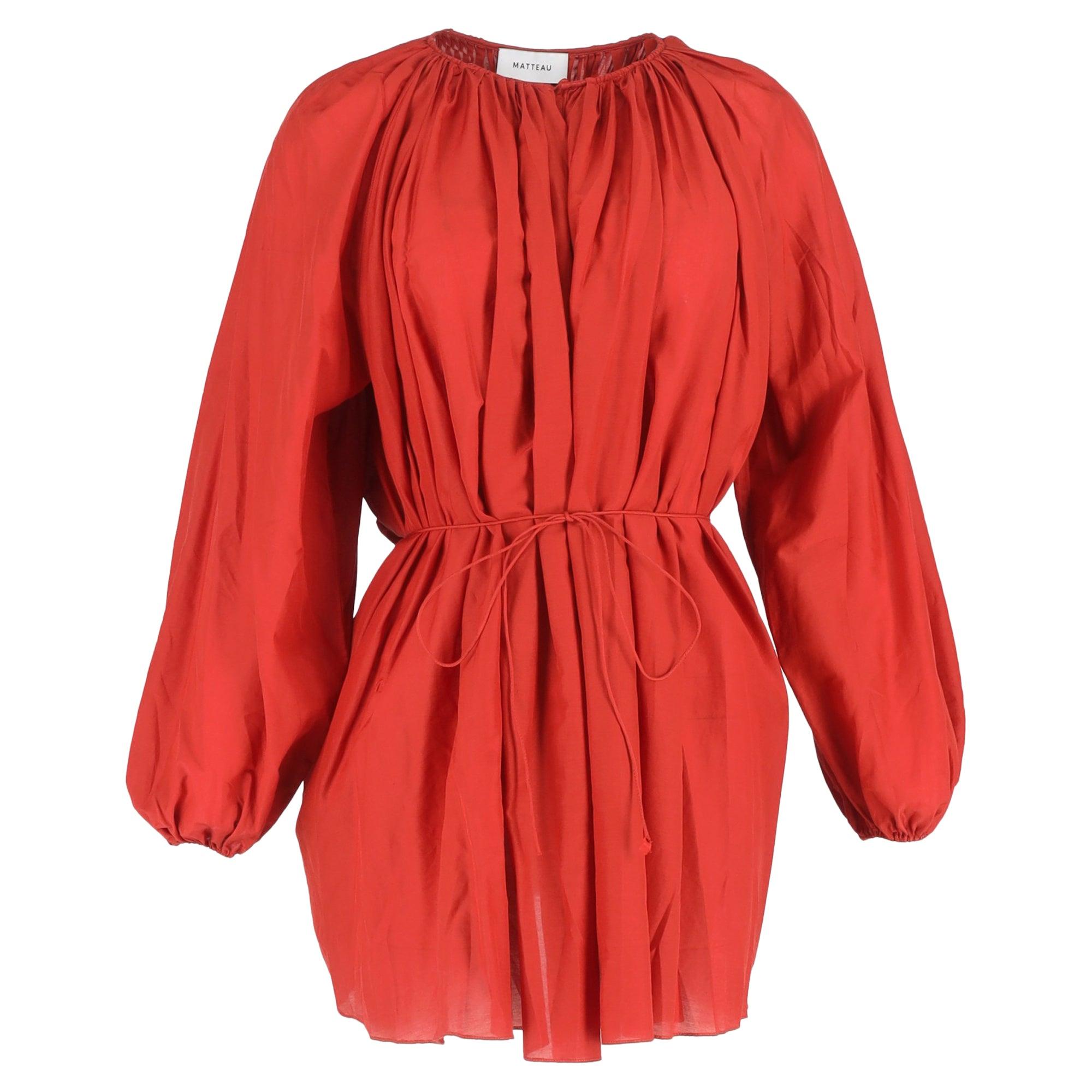 ワンピース Matteau Gathered bodice mini dress Matteau Gathered Mini Dress | Lyst