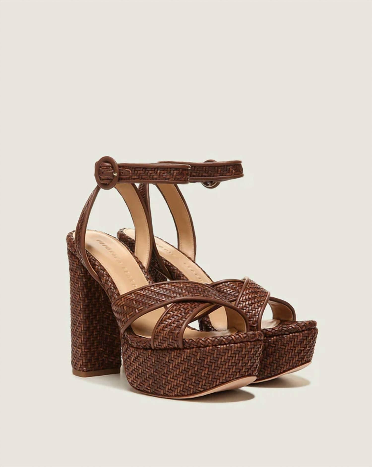 Veronica Beard Lalana Platform Sandal | Lyst