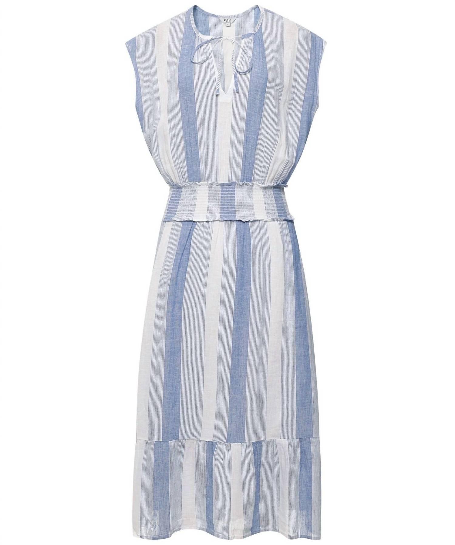 Rails Linen Ashlyn Dress in Blue | Lyst