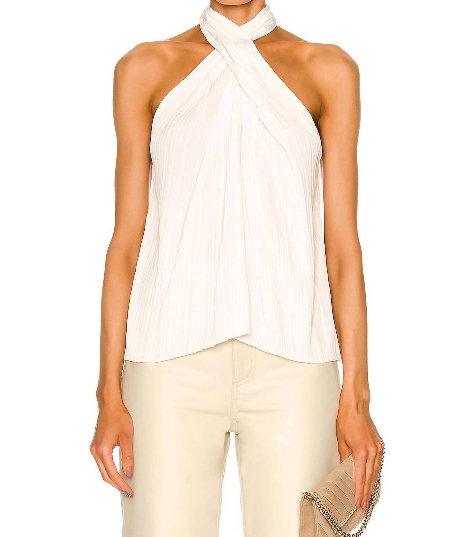 A.L.C. Madison Cotton Wrap Top