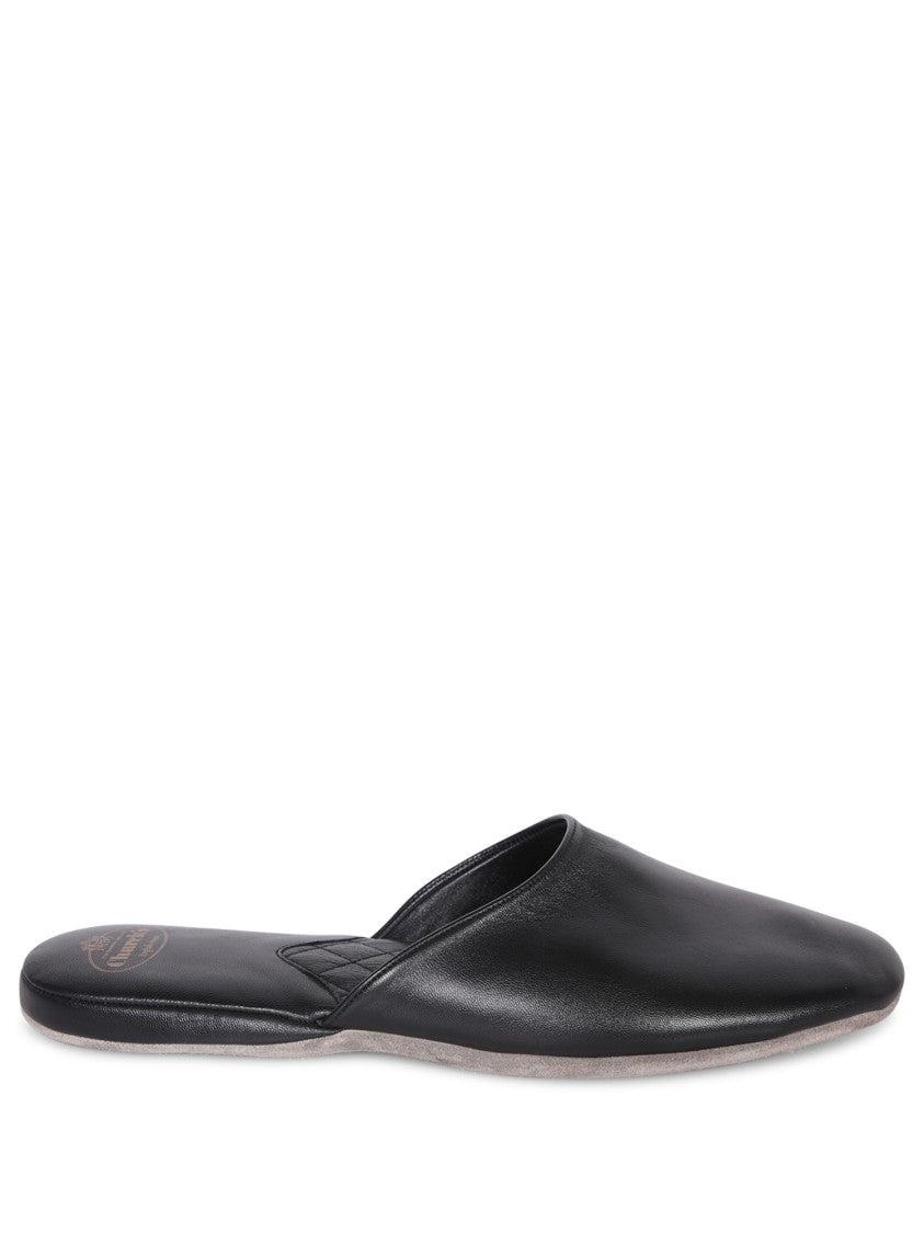 サンダル TOM FORD Black Leather Slippers TOM FORD Brighton Thong Sandals | Black | FARFETCH JO