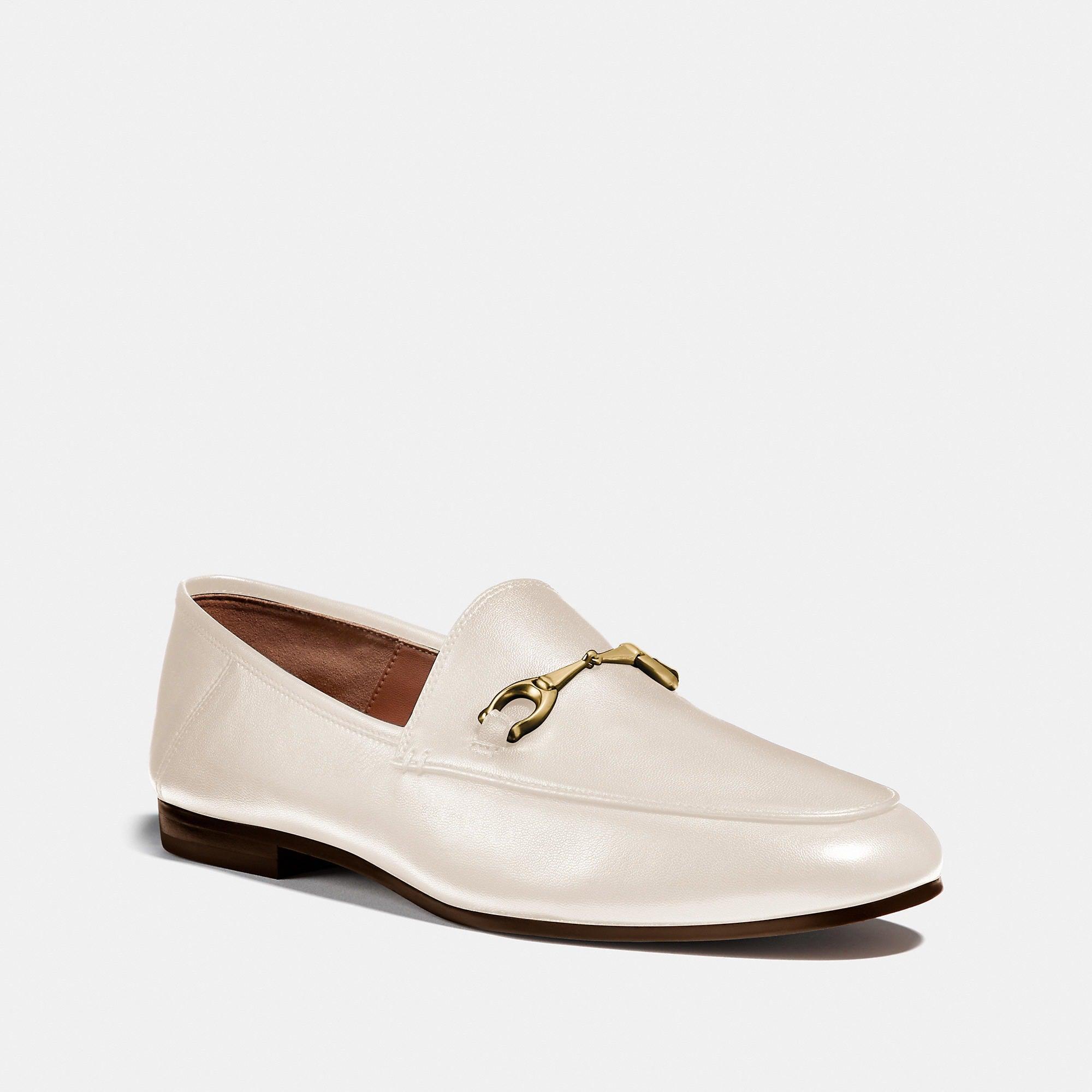 Coach Outlet Haley Loafer in White | Lyst