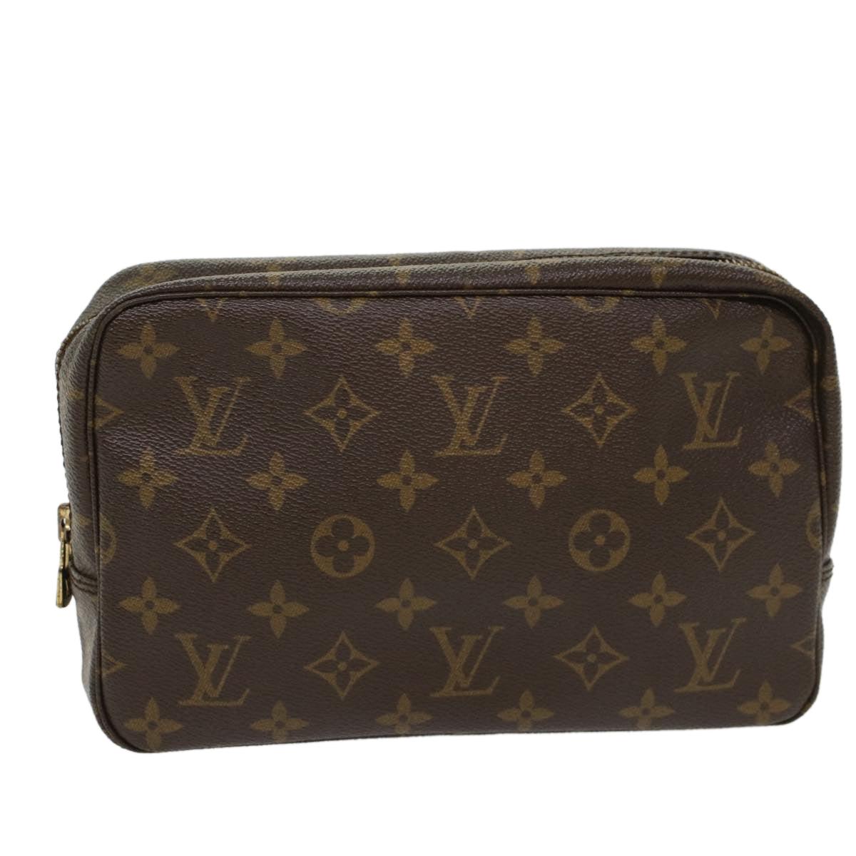 Louis Vuitton Trousse De Toilette Pouch 23 Brown Luxury Makeup Bag