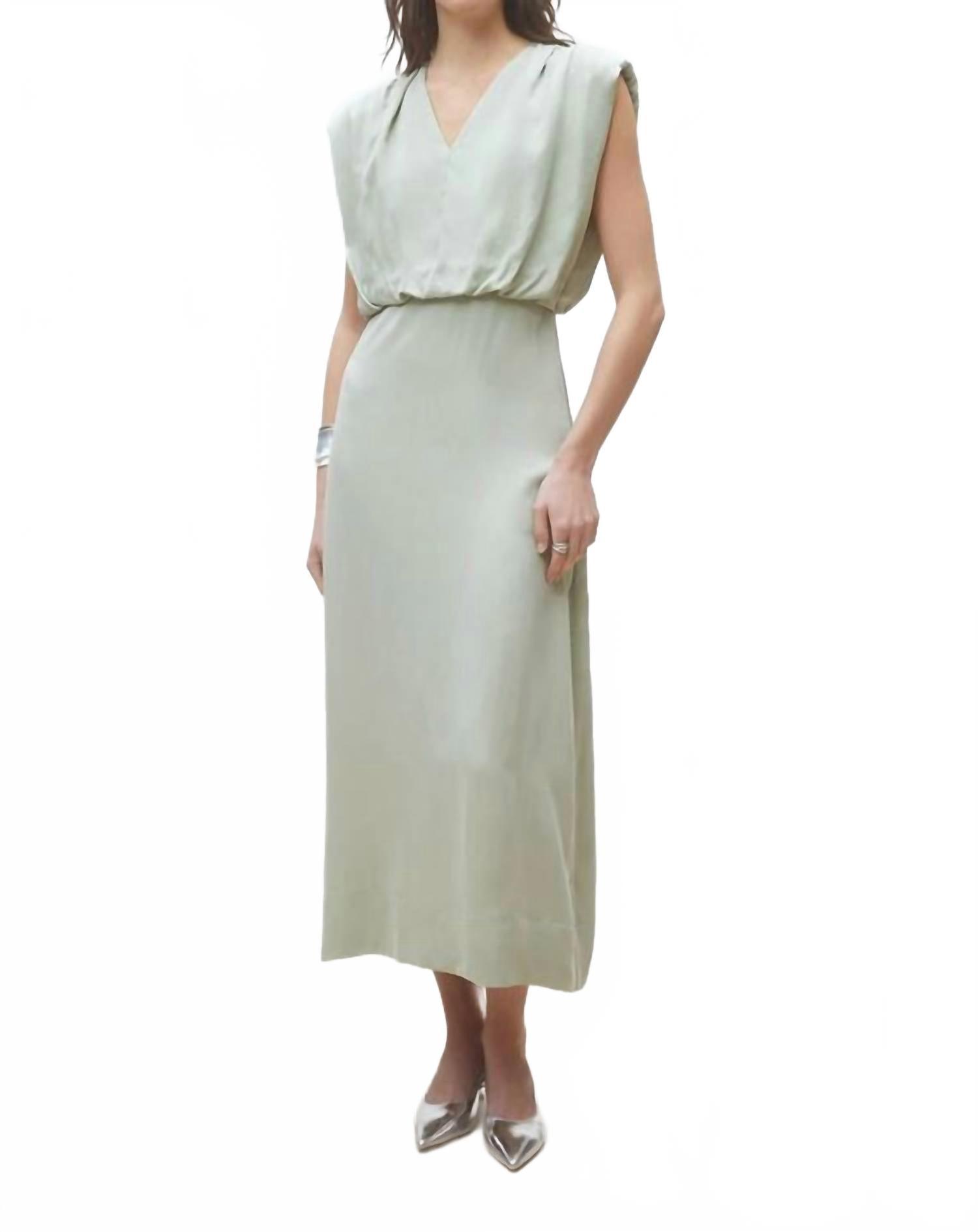 slim fit dress slacks Cheraz Green belted dress main image 1