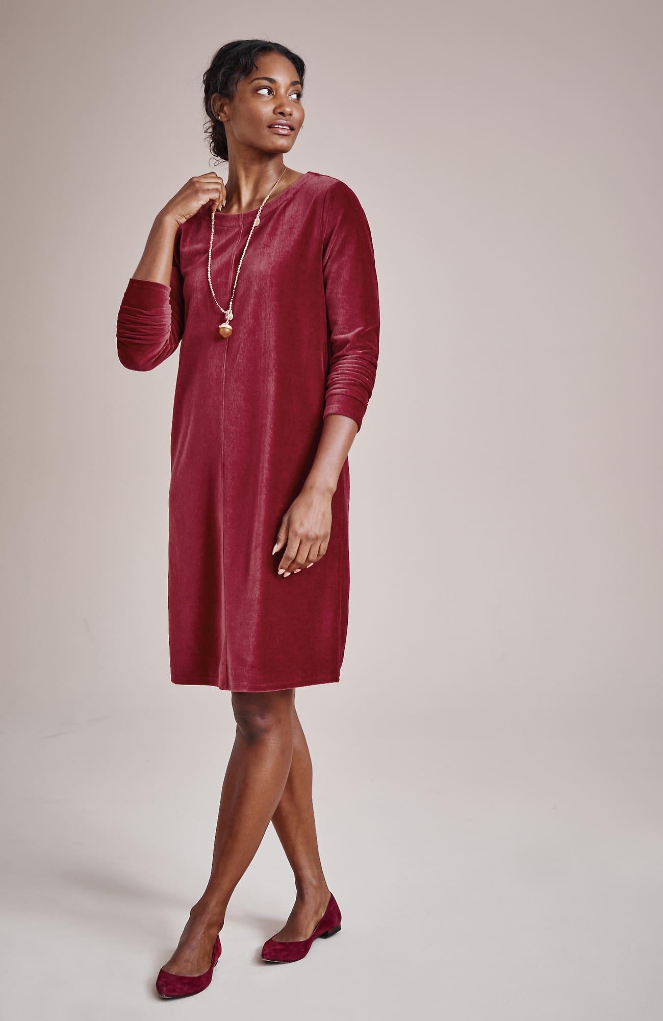 white christmas dresses Dress Casual Short By J. Jill In Black, Size:2X