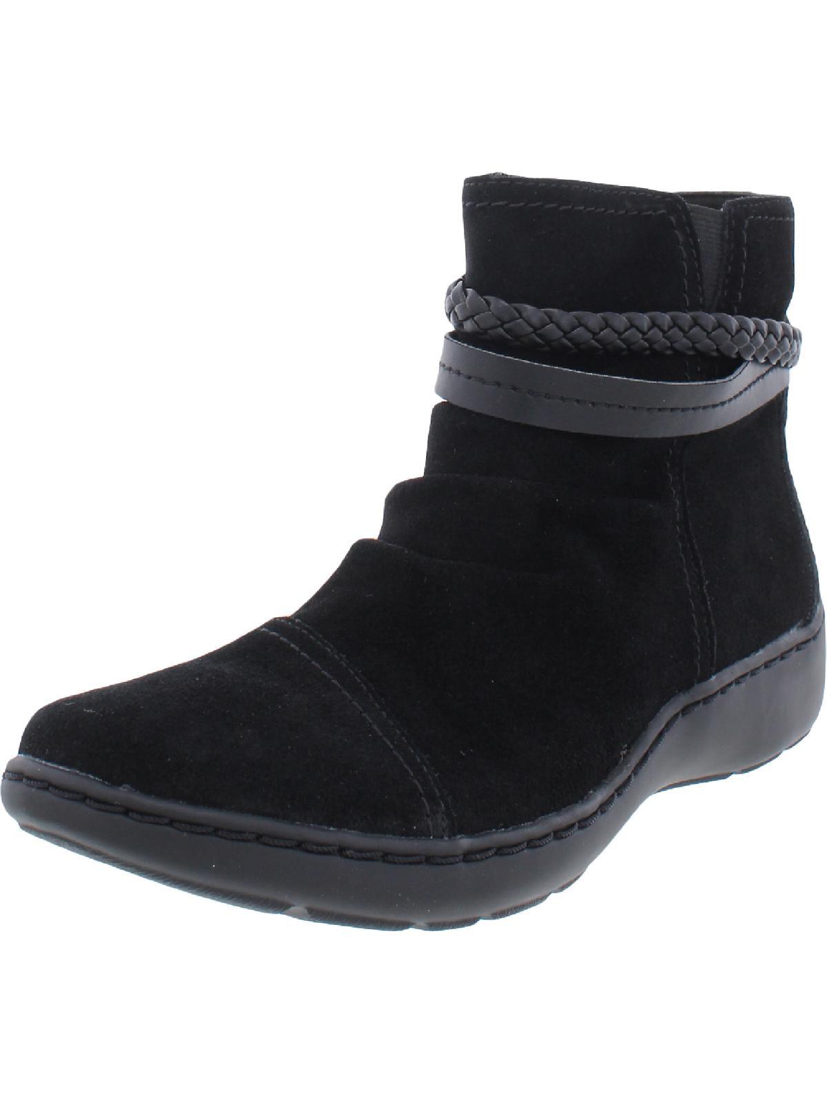 clarks grey suede ankle boots