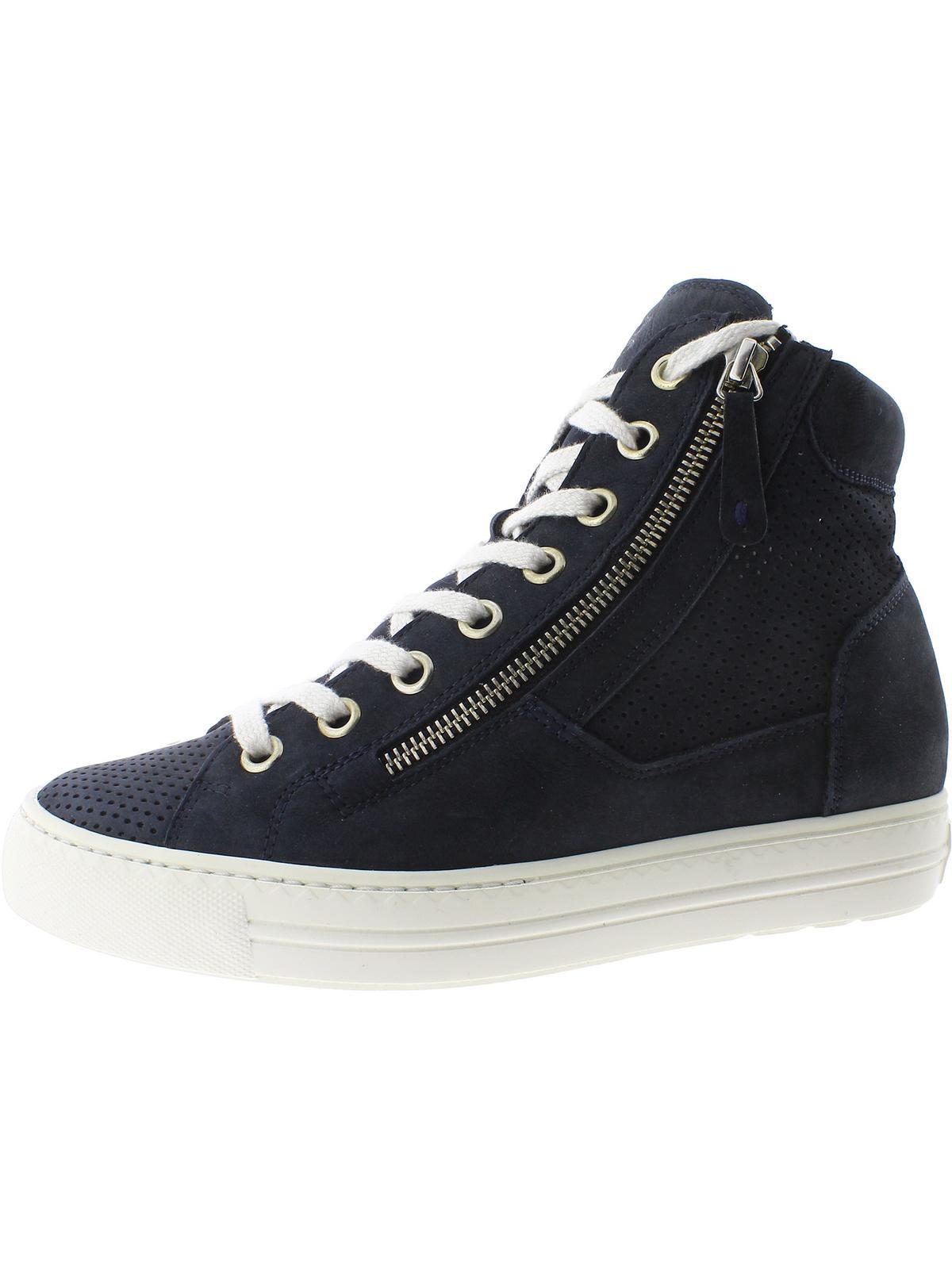 Paul Green Mac Leather Lifestyle High-top Sneakers in Blue | Lyst