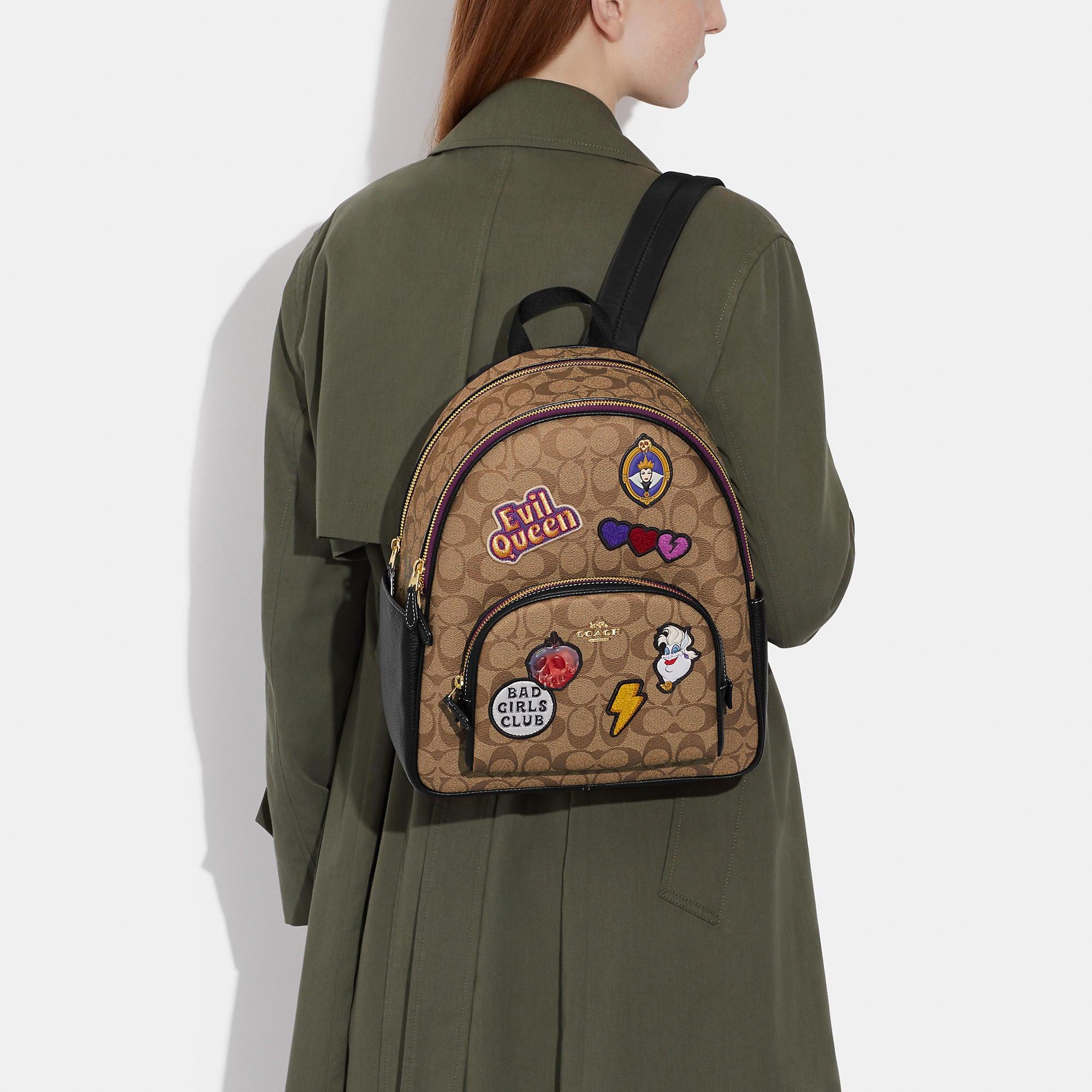NWT Coach Disney X Coach Track Backpack In Signature Canvas With Patches  $750