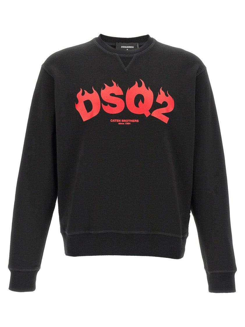 スウェット・トレーナー D SQUARED2 COTTON BLEND SWEATSHIRT WITH MINI LOGO S Dsquared2 Icon Mini Logo Crewneck Sweatshirt | eBay