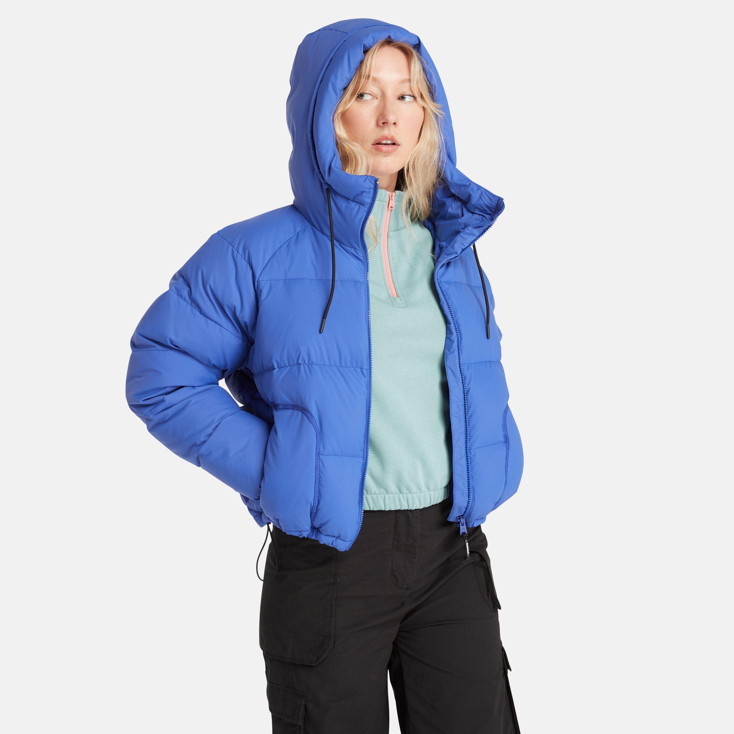 Timberland Recycled Down Puffer Jacket in Blue | Lyst