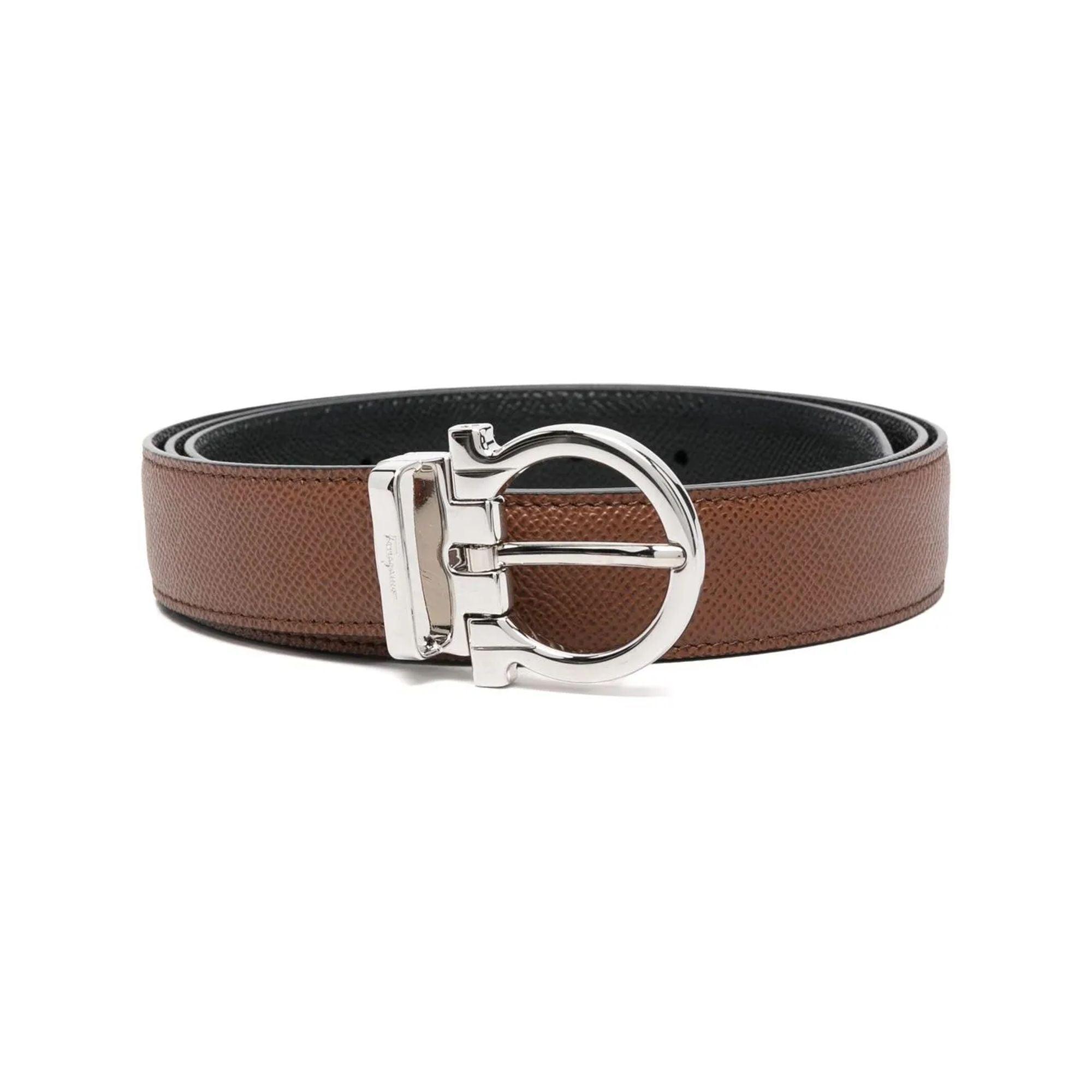 FERRAGAMO ● 牛革ベルト Brown Salvatore Ferragamo Leather Brown Belts for Men for sale | eBay