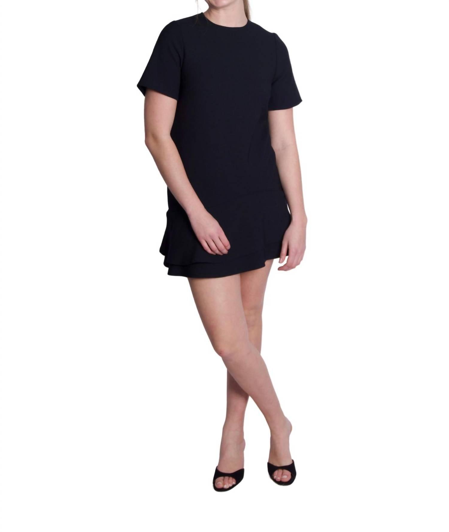 elegant two piece dress set Elegant Half-Turtleneck Princess Sleeve Dress Set with Belt main image 0