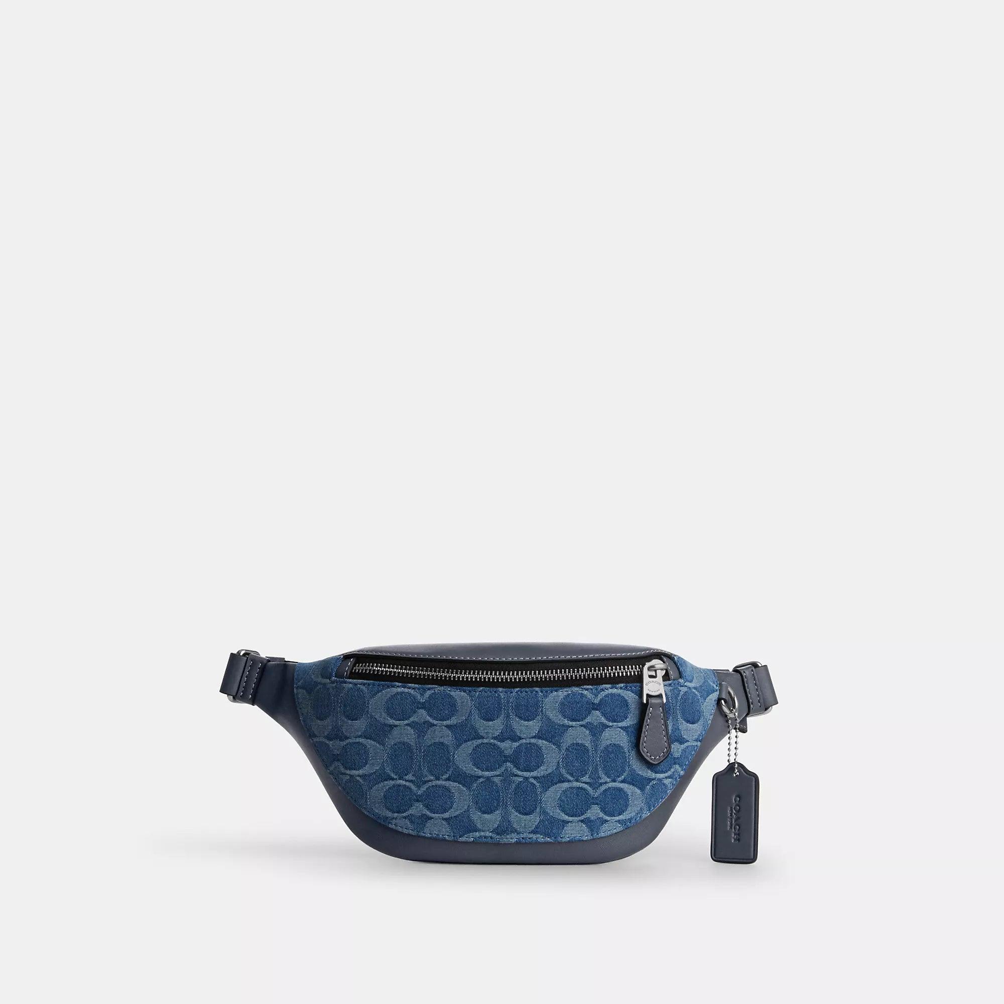 COACH Warren Mini Belt Bag in Blue | Lyst