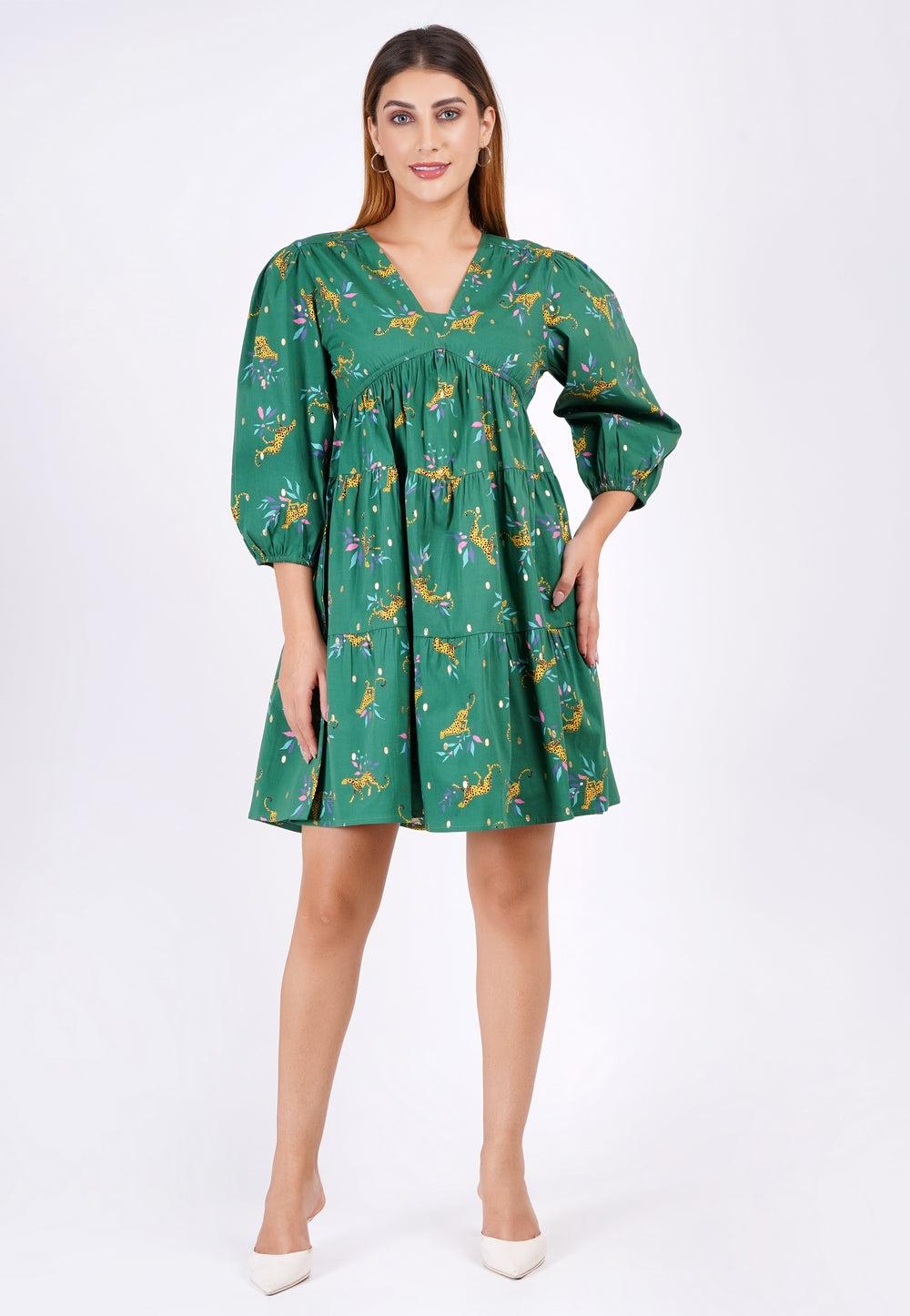 green dress muslim Modern Muslim Woman's Sequins Two Piece Abaya main image 0