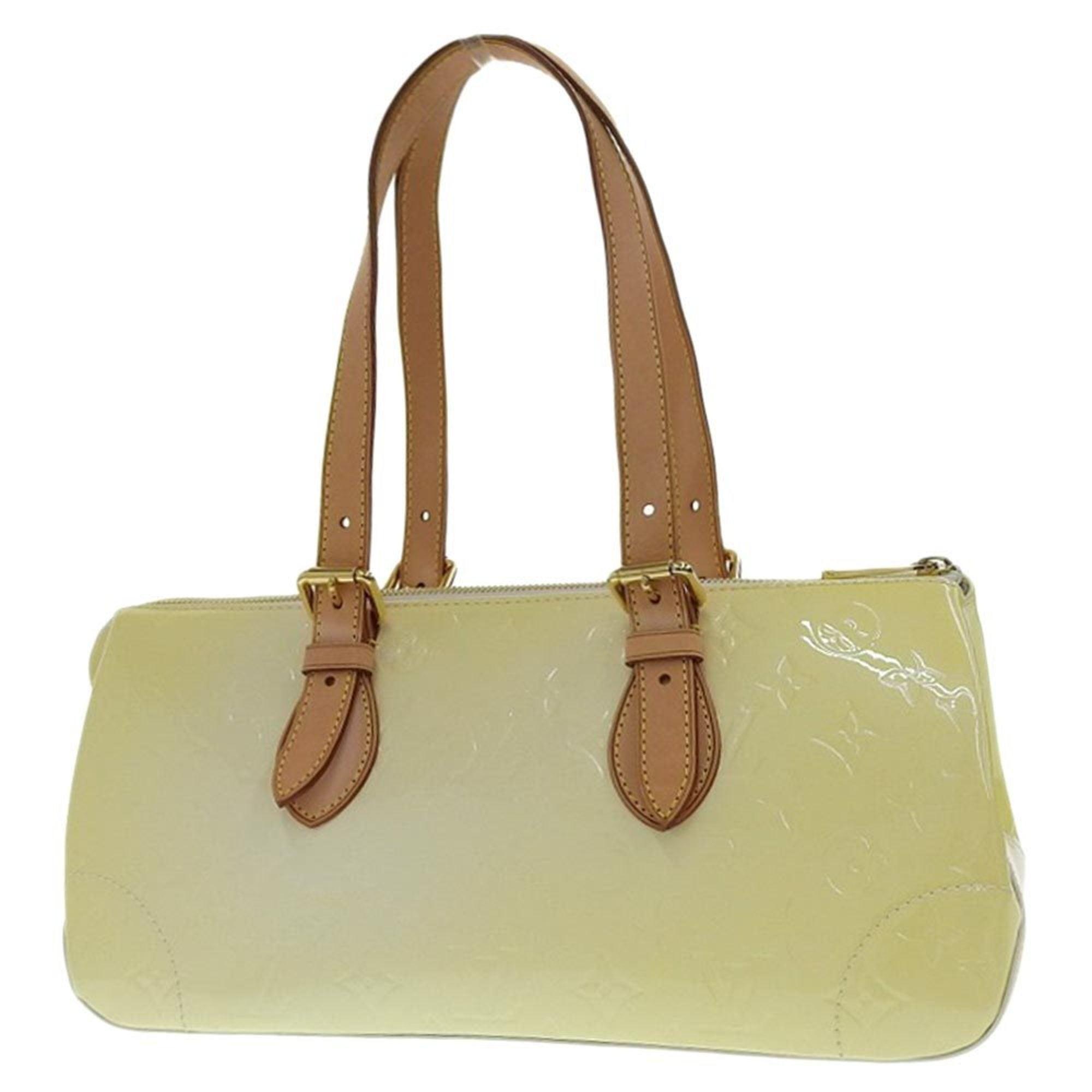 Louis Vuitton Rosewood Patent Leather Shopper Bag (pre-owned) in Green