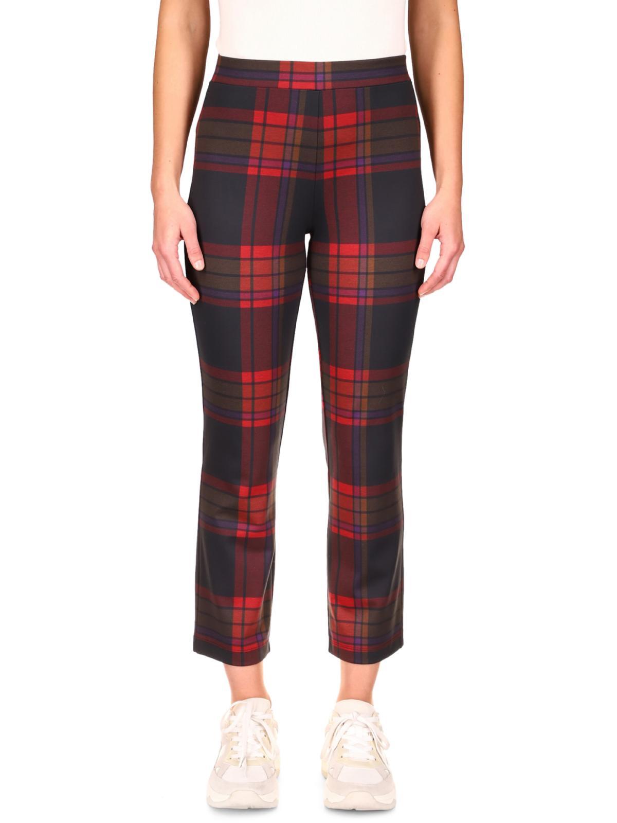 Sanctuary Carnaby Plaid Kick Cropped Pants in Red Lyst