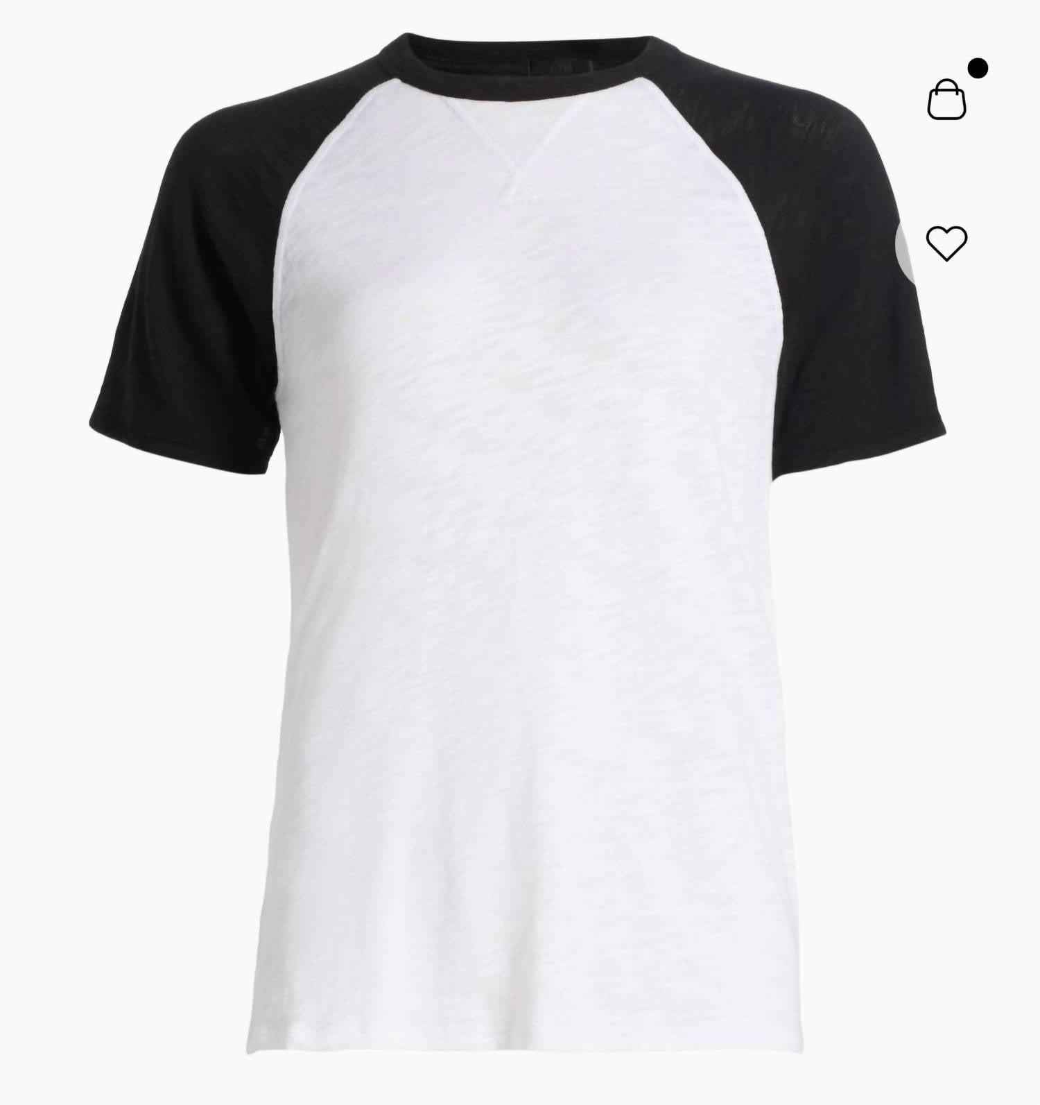 T-shirt Manches Longues Femme Bicolore - Coupe Ajustée, Manches Raglan, Col Rond | Haut Basique Chic Décontracté Sport