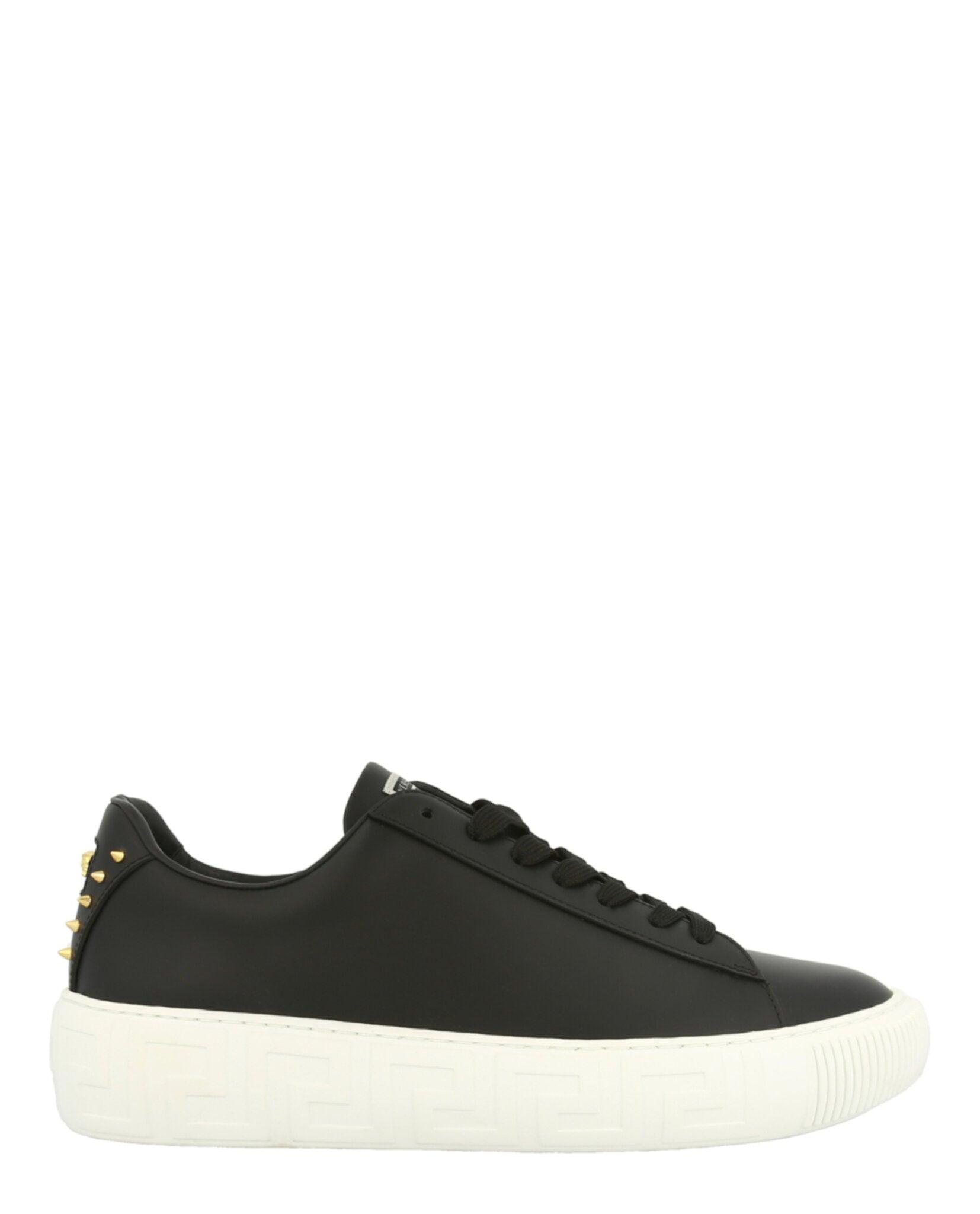 Versace studded sneakers top