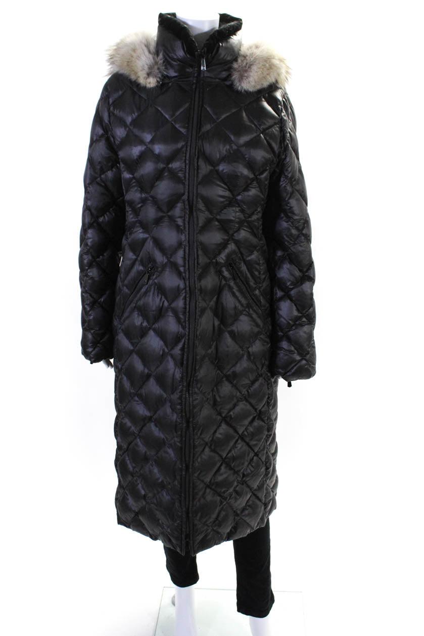 Dawn levy milly fur trim puffer coat online