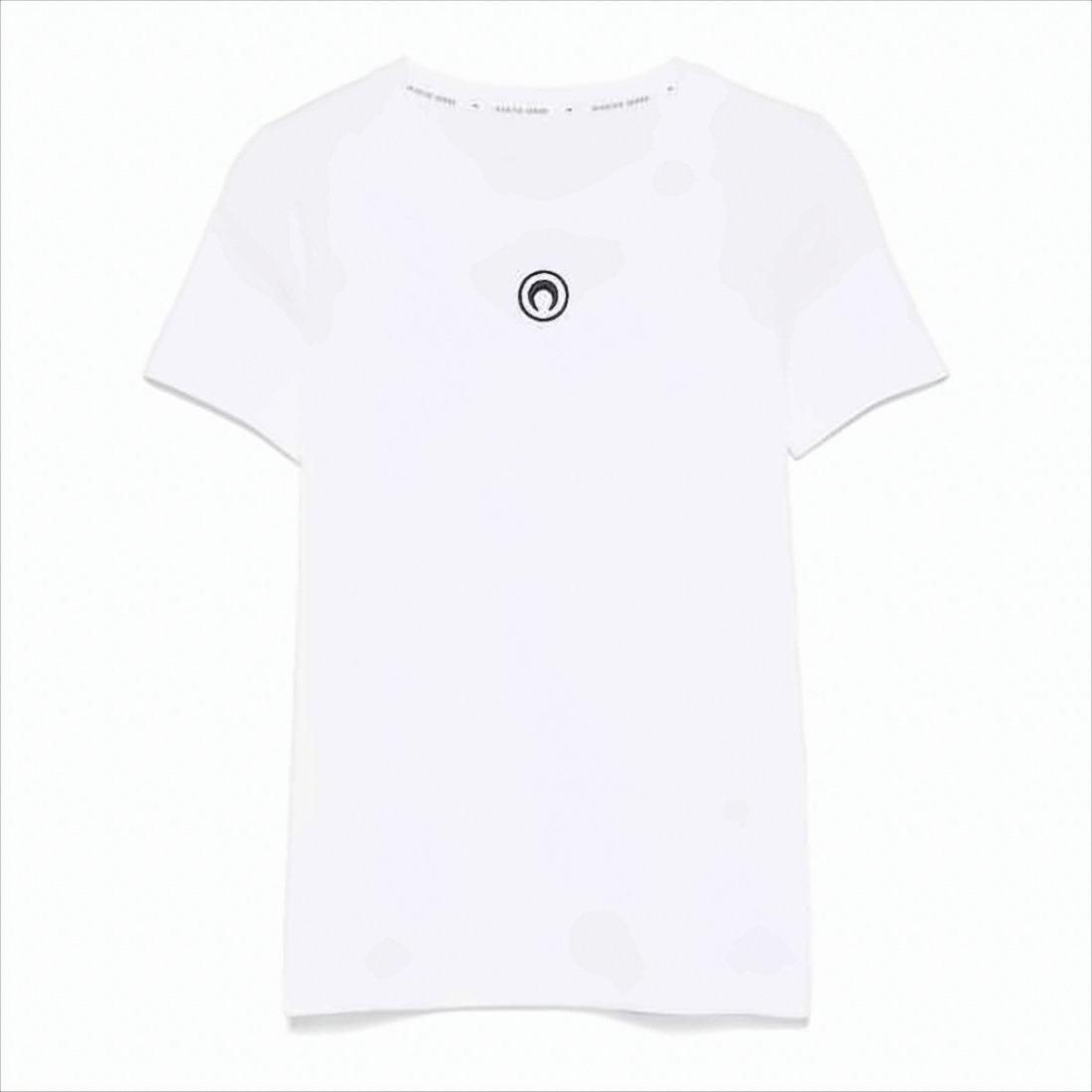 【美品】MARINE SERRE ホワイトTシャツ 半袖 Marine Serre T-Shirt, Size M