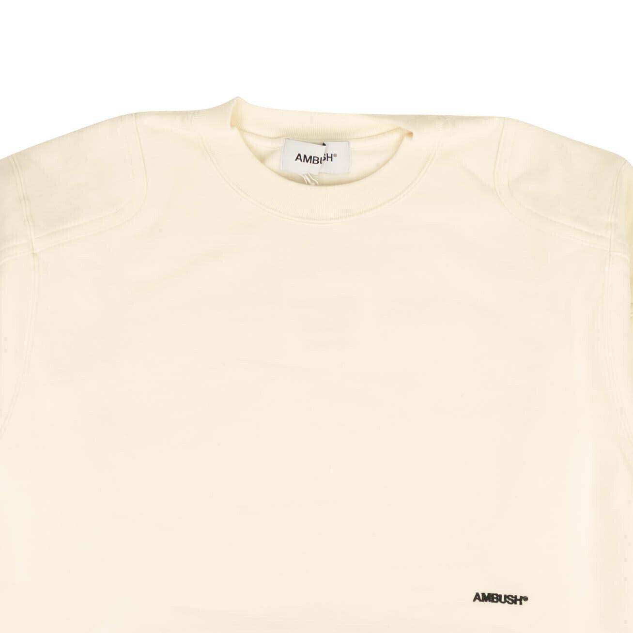 Ambush Off Panel Crewneck Sweatshirt in Natural for Men Lyst