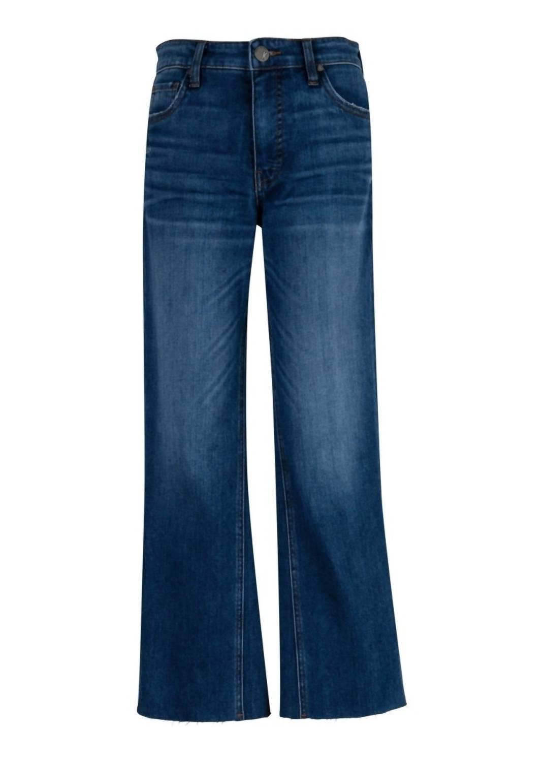 Kut From The Kloth Kelsey High Rise Ankle Flare Jeans in Blue | Lyst