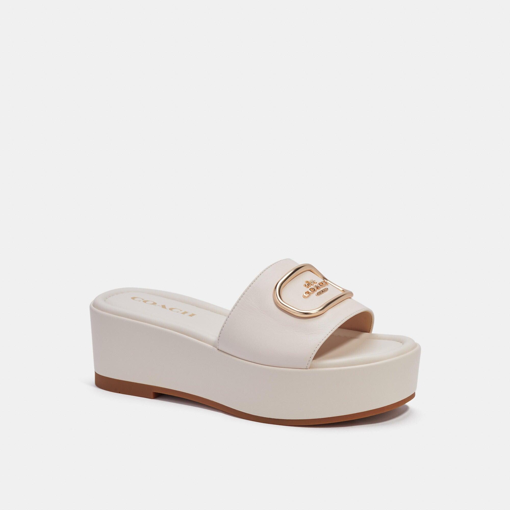 Coach Outlet Eloise Sandal in White | Lyst