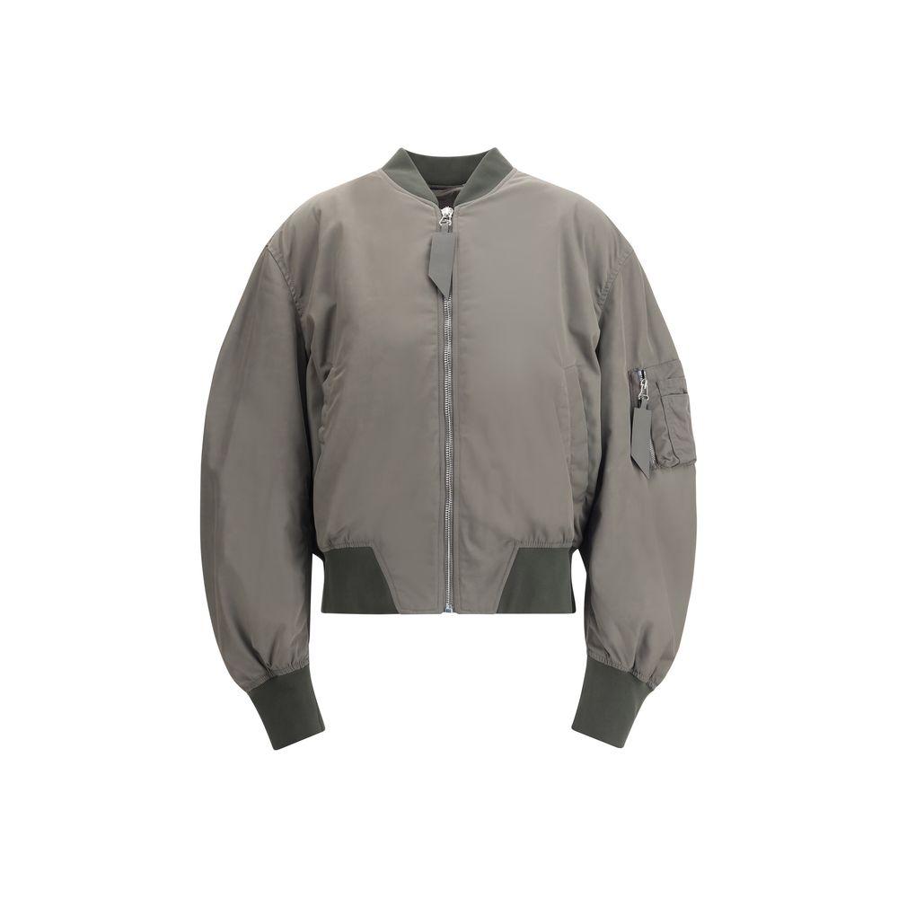 ジャケット THE ATTICO Women Jackets 250WCB00070 PLL001AA828 Green Green zip-up bomber jacket The attico - women - THE ATTICO