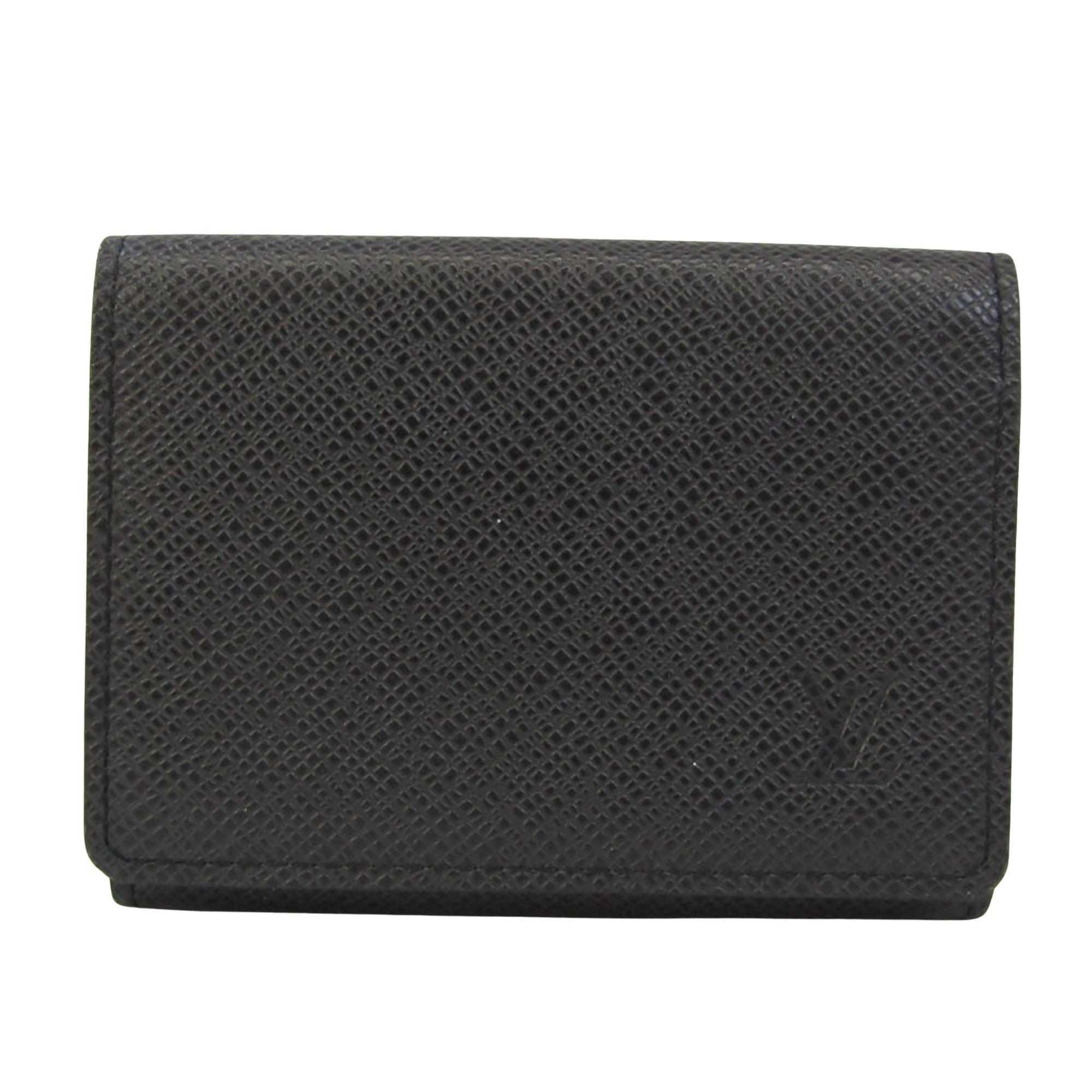 Louis Vuitton Enveloppe Carte De Visite Leather Wallet (pre-owned