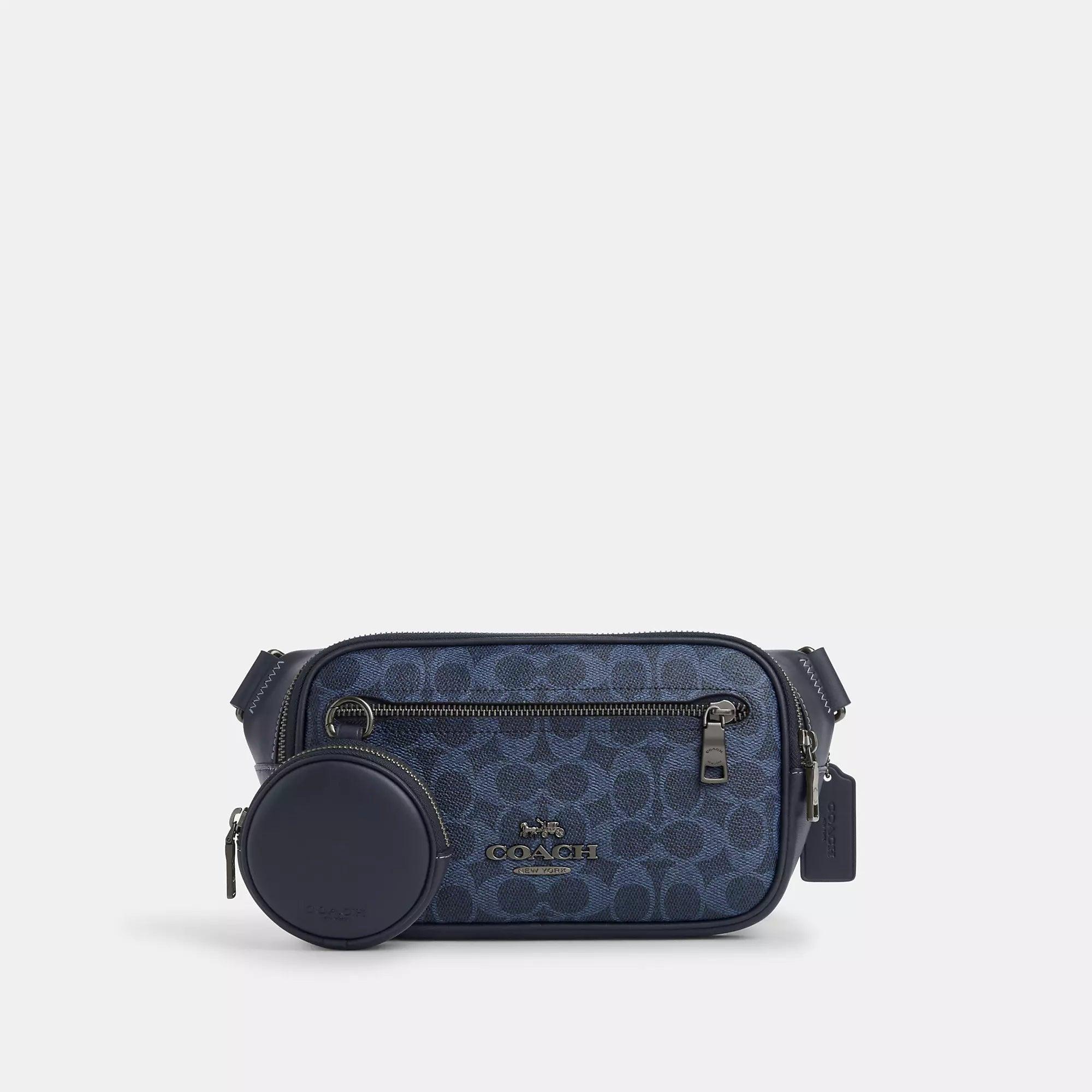 COACH Elias Belt Bag in Blue | Lyst