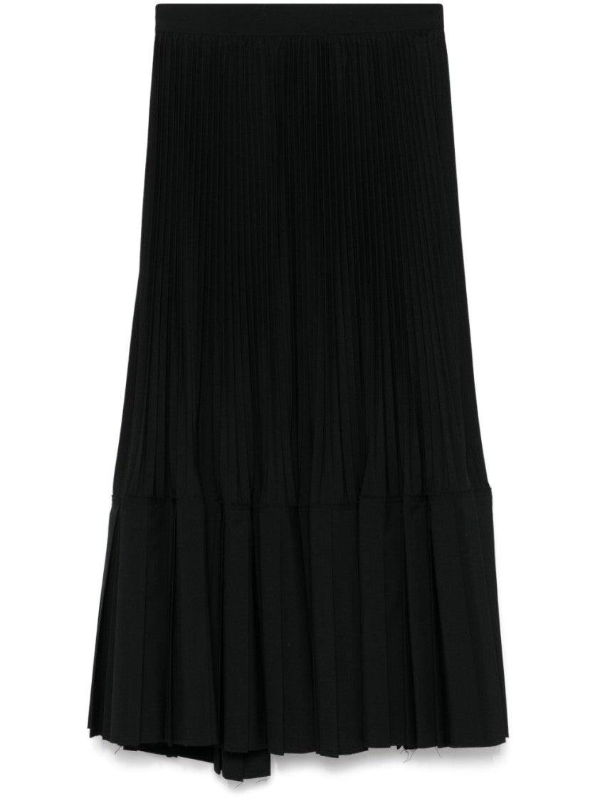 スカート JUNYA WATANABE Women Mid Skirts JNS017 BLACK Junya Watanabe Panelled Midi Skirt | Black | FARFETCH