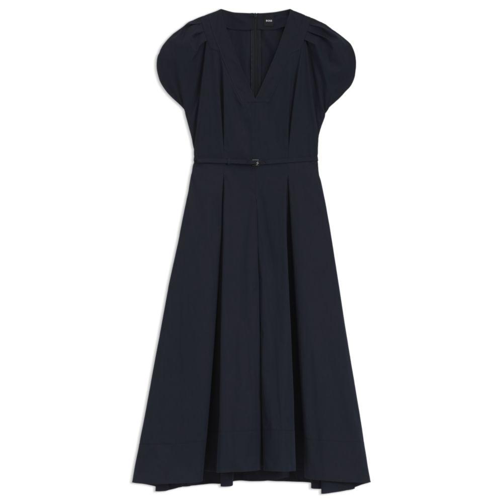 ワンピース BOSS Woman Dress Blue Hugo Boss Women's 