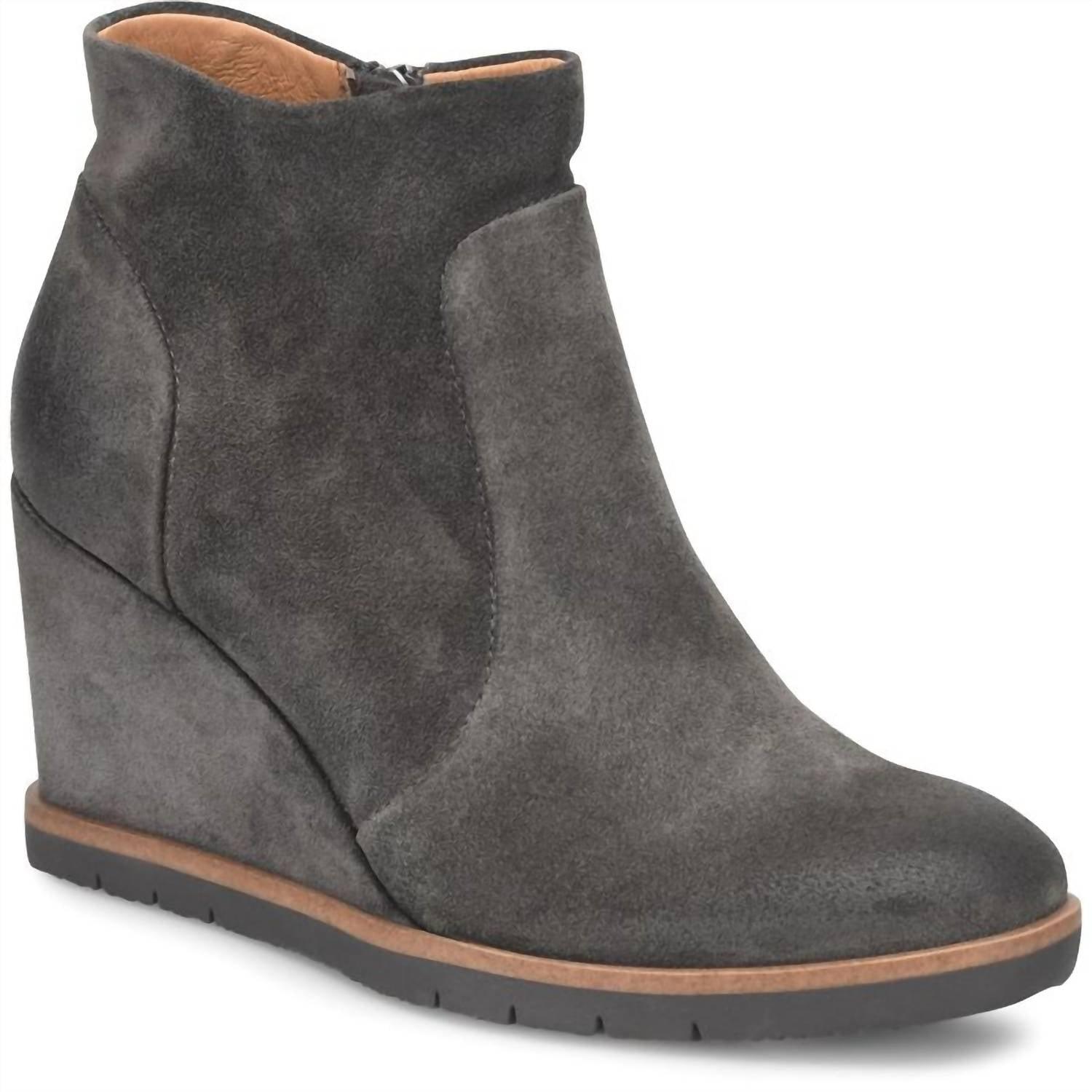 Suede Wedge Boots スエード ウェッジブーツ Women's Suede Wedge Boots-Dream Pairs