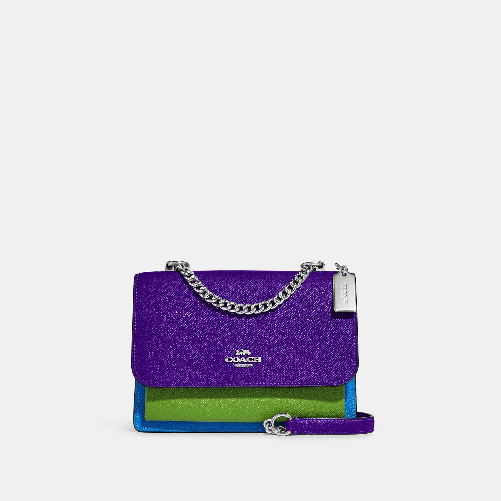 COACH Klare Crossbody In Colorblock in Purple Lyst