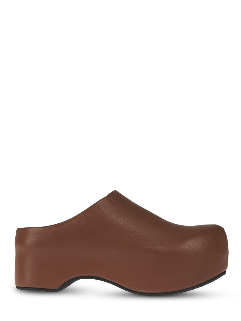 サンダル・ミュール Marni Brown Minimalist Sandals With Smooth Silhouette Marni Shoes for Women | Online Sale up to 49% off | Lyst