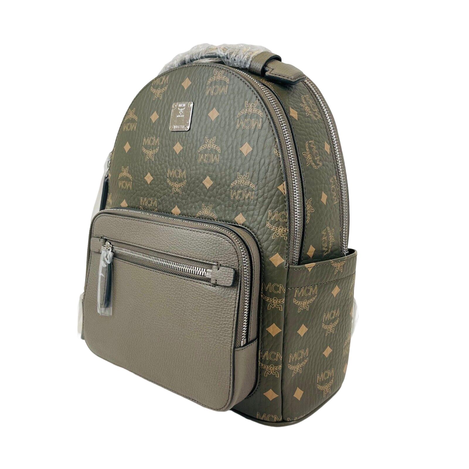 MCM Green Sea Turtle Visetos Coated Canvas Small Backpack Mmkcave04jh001  for Men | Lyst