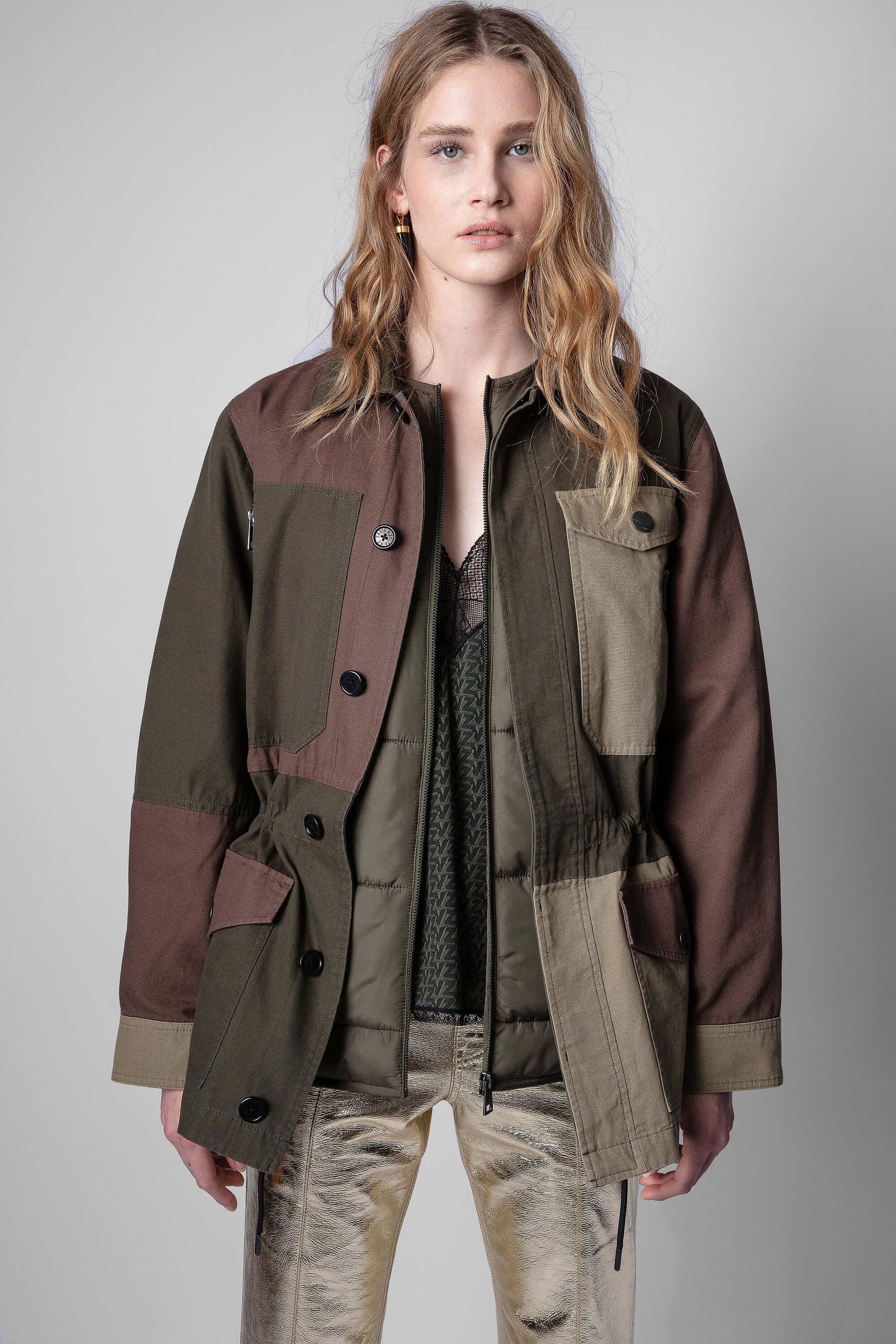 Zadig & Voltaire Kim Patch Parka in Green | Lyst