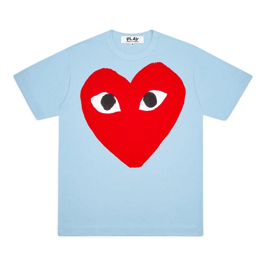 Comme des garçons t shirt bleu hotsell
