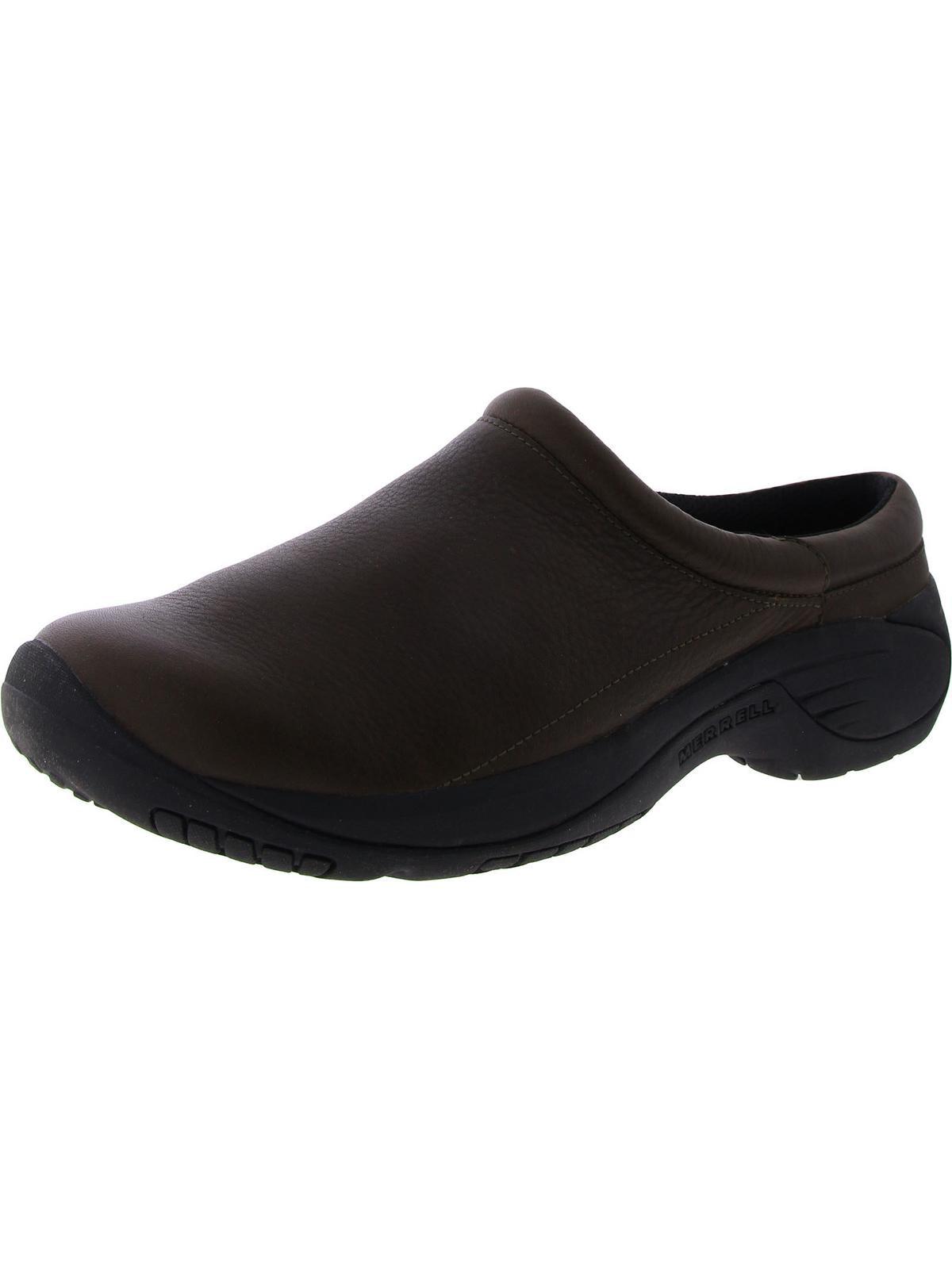 merrell leather clogs
