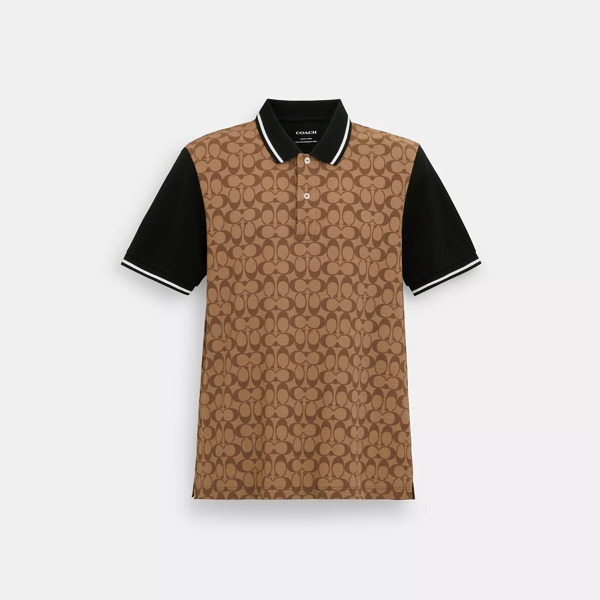 COACH Signature Polo for Men | Lyst