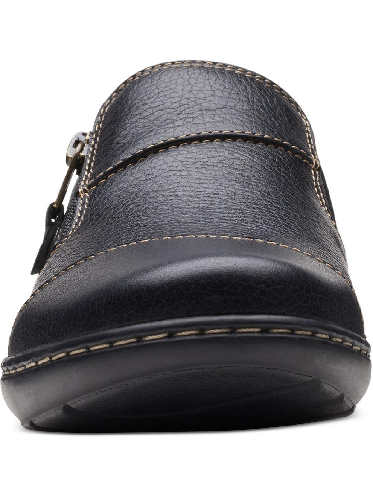 Clarks Cora Harbor Leather Slip On Loafers in Black Lyst