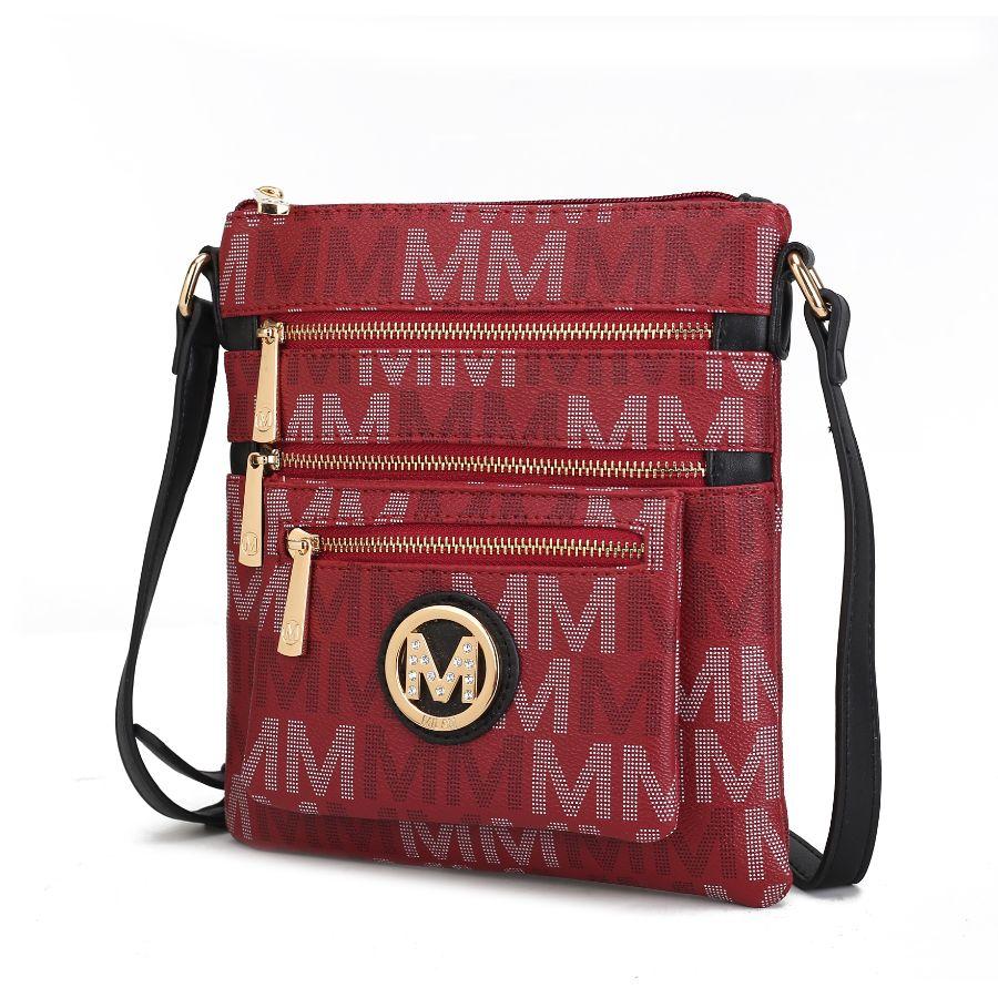 MKF Collection Gaia Milan M Signature Crossbody Handbag by Mia K