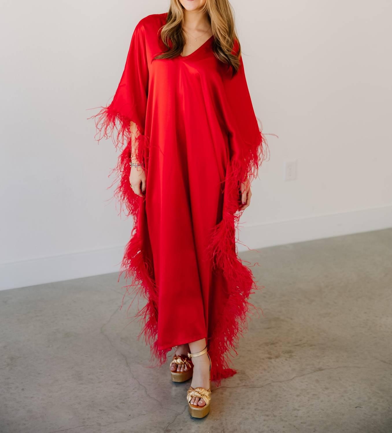 strapless open back dress Vanna Red Feather Mini Dress | Afterpay | Klarna